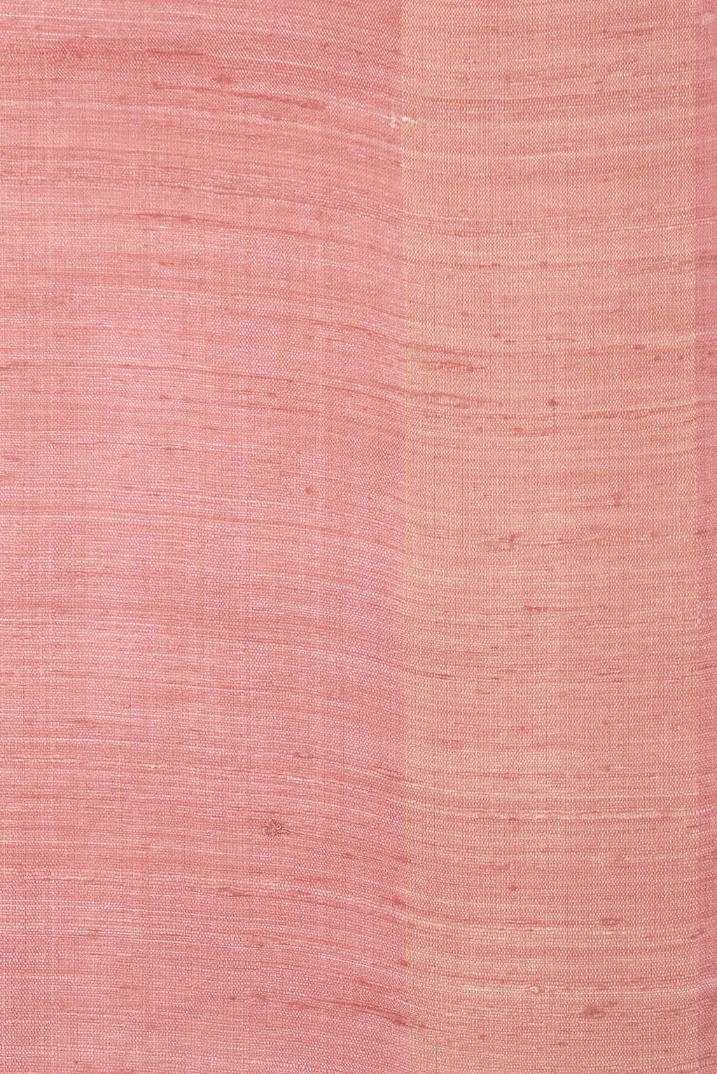Pink Tussar Silk Saree