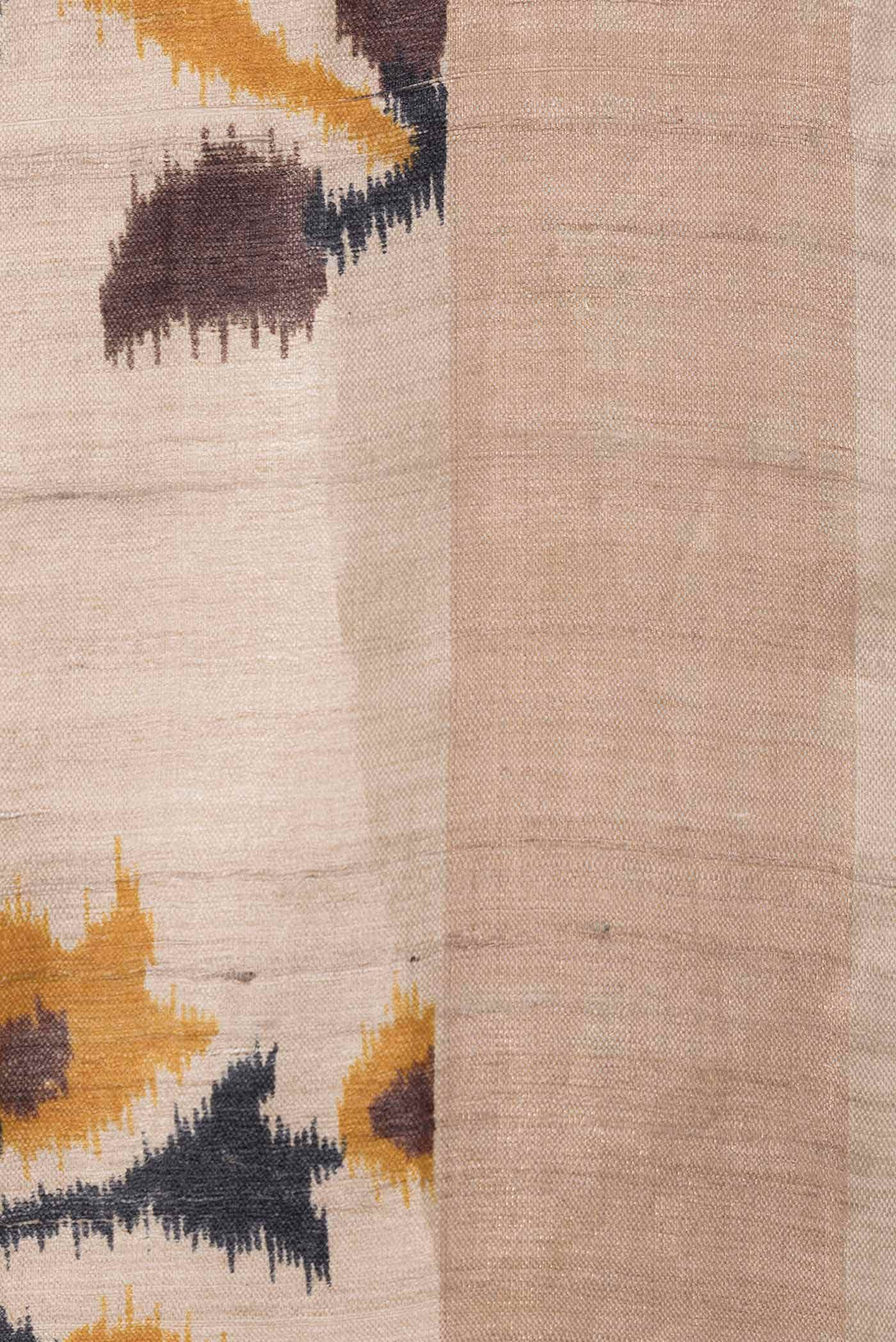 Dark Beige Tussar Silk Saree