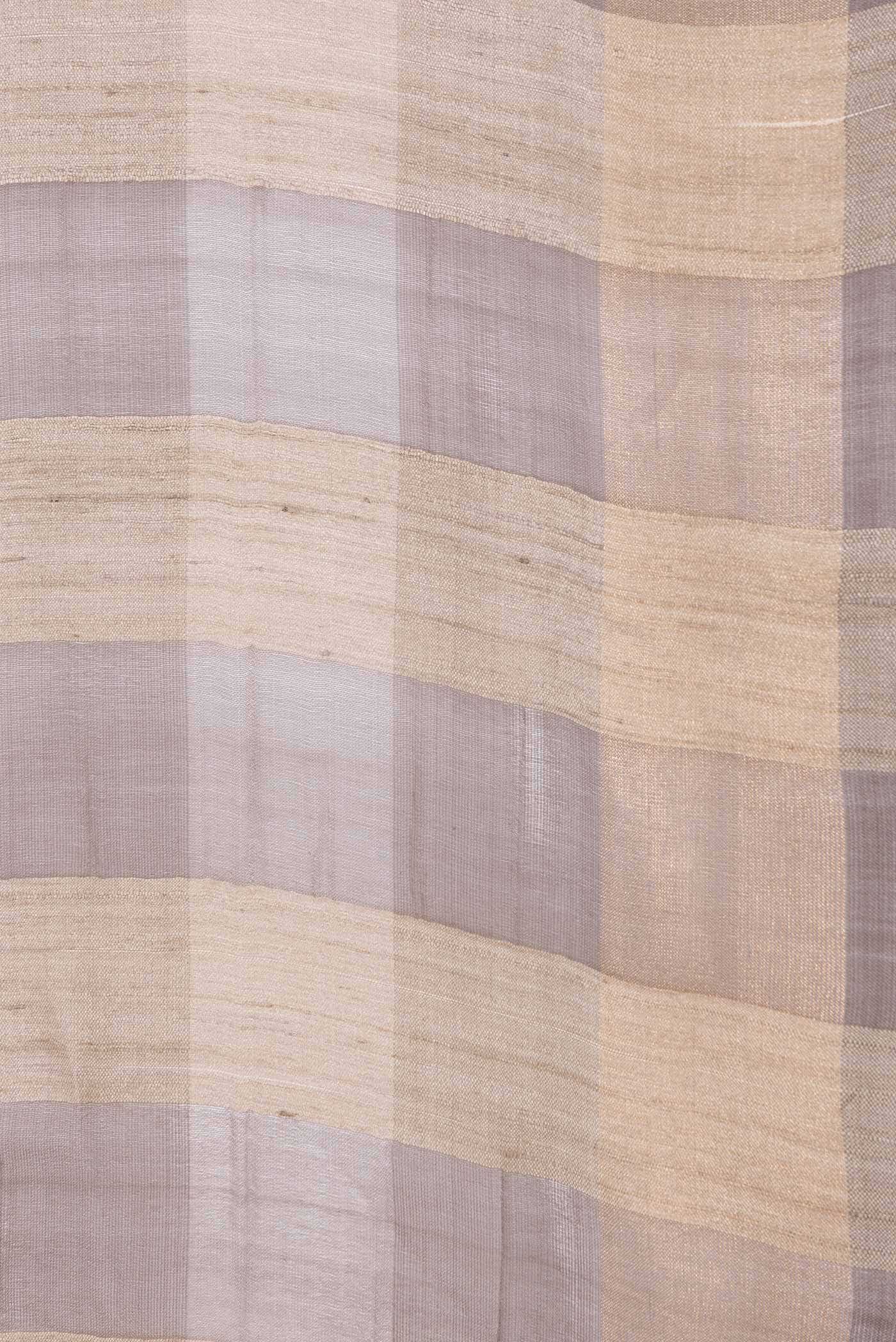 Coral Dual Tone Kanchipuram Silk Saree