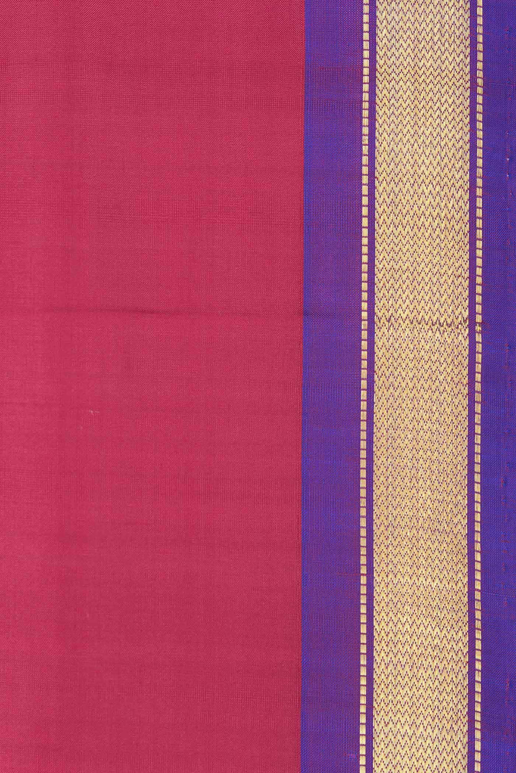 Maroon Dual Tone Kanchipuram Silk Saree