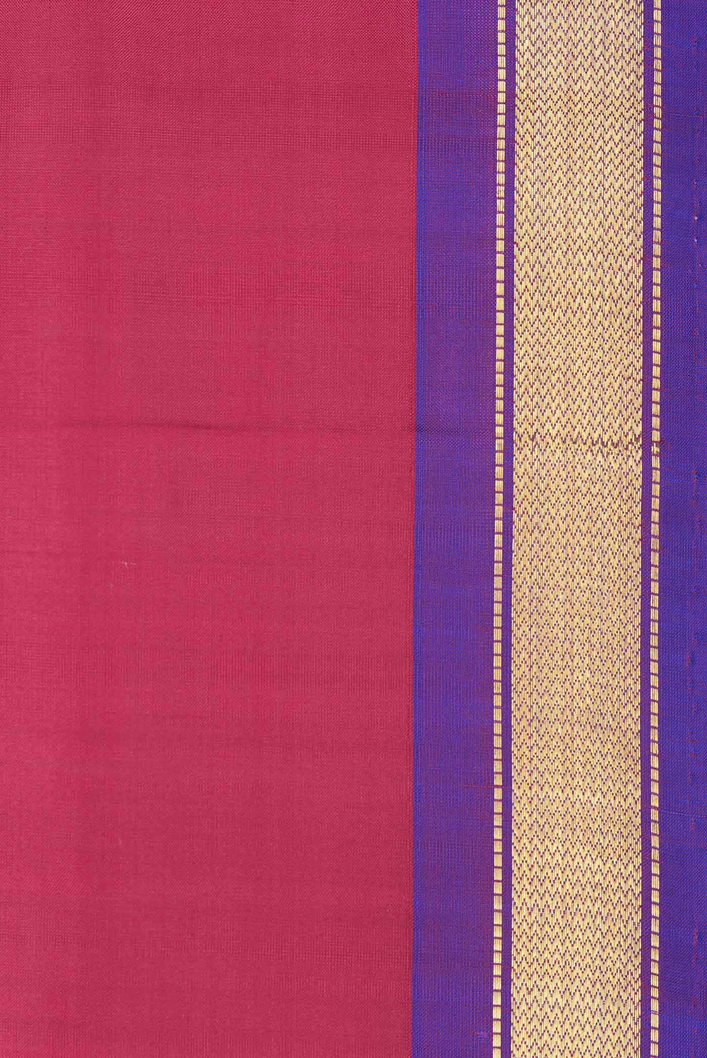Maroon Dual Tone Kanchipuram Silk Saree