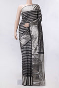 Pure Silk Pure Zari Black Kanjivaram Saree