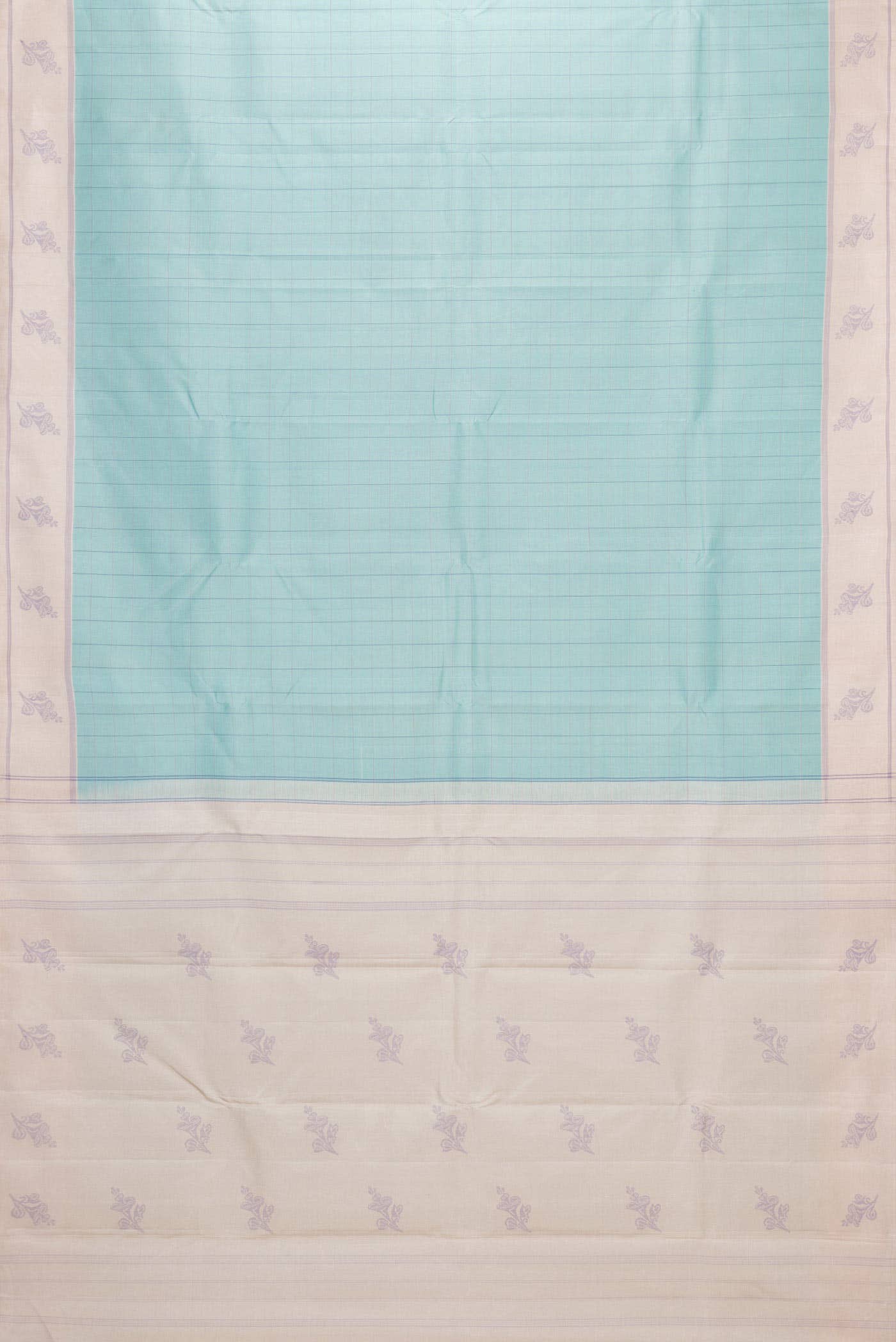 Sea Green Kanchipuram Silk Saree