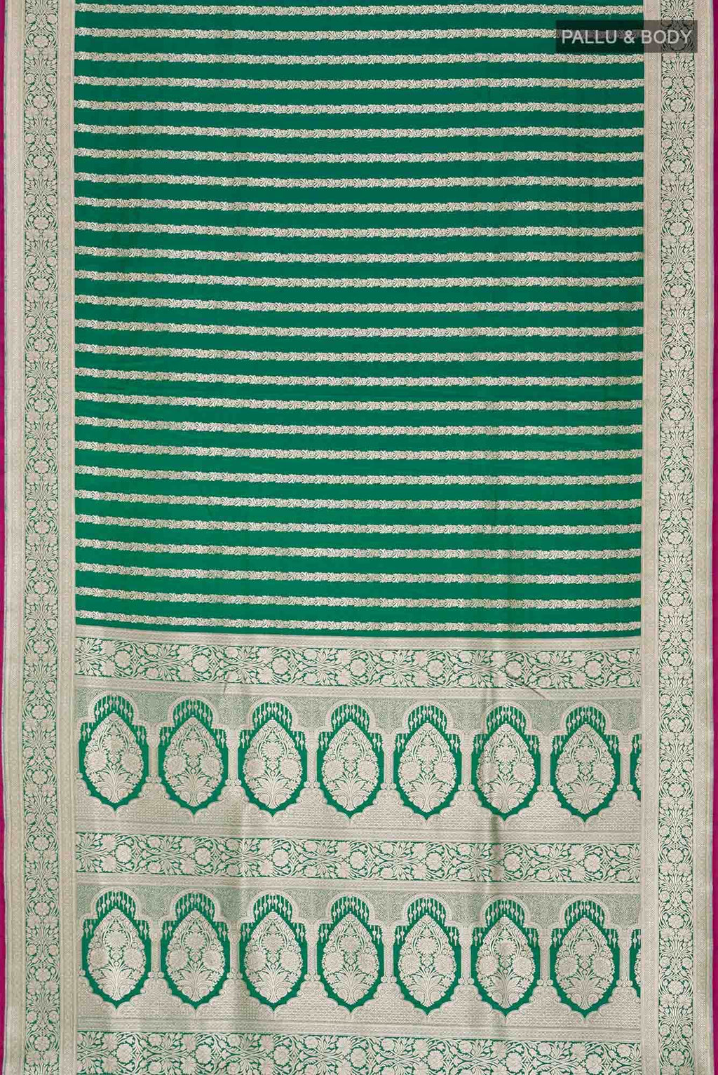 Green Blended Banarasi Silk Saree