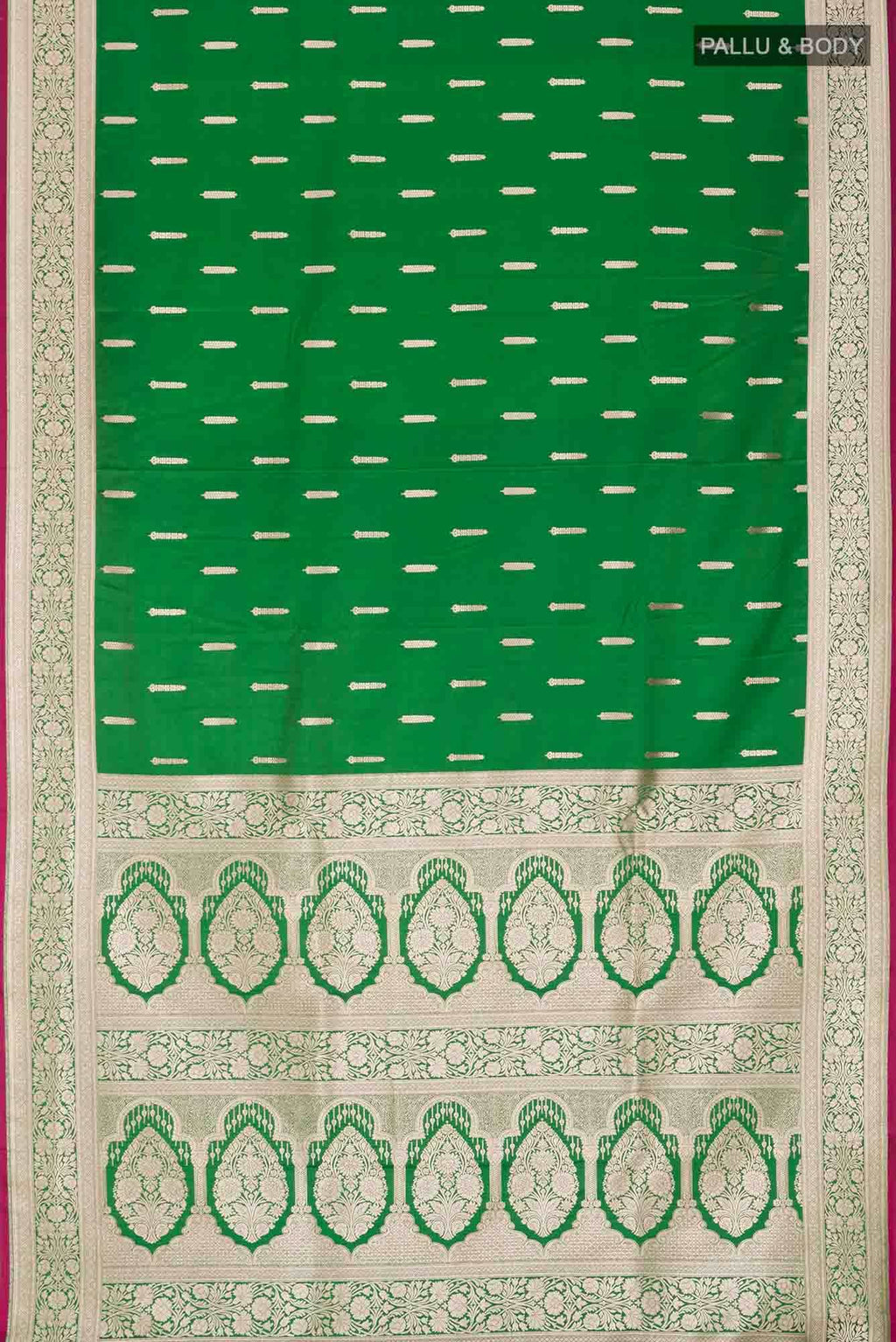 Green Blended Banarasi Silk Saree