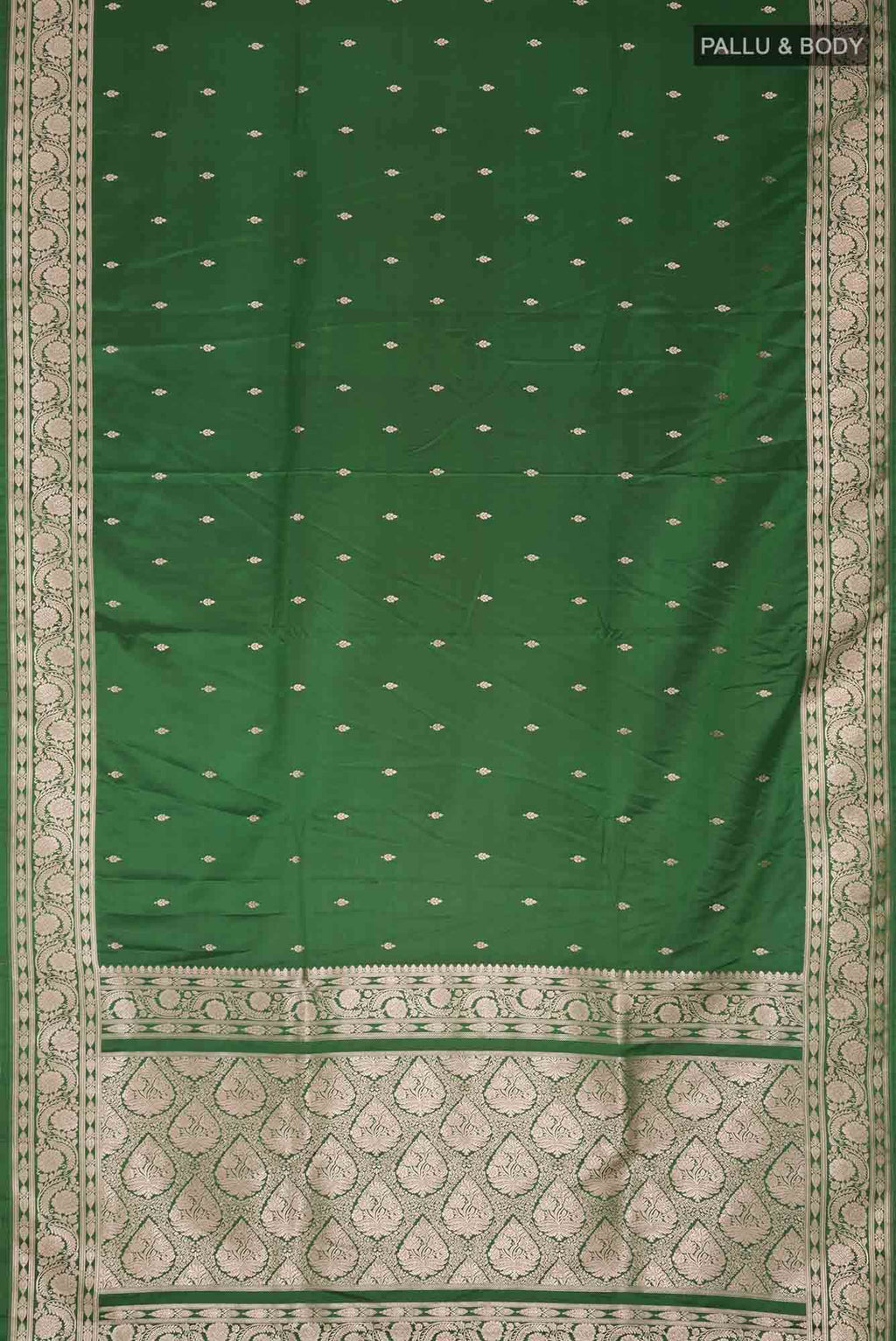Green Blended Banarasi Silk Saree