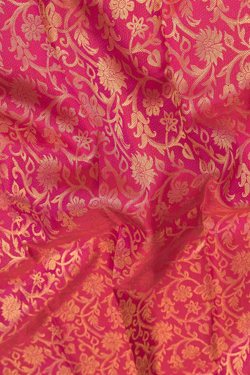 Pink Dual Tone Kanchipuram Silk Saree