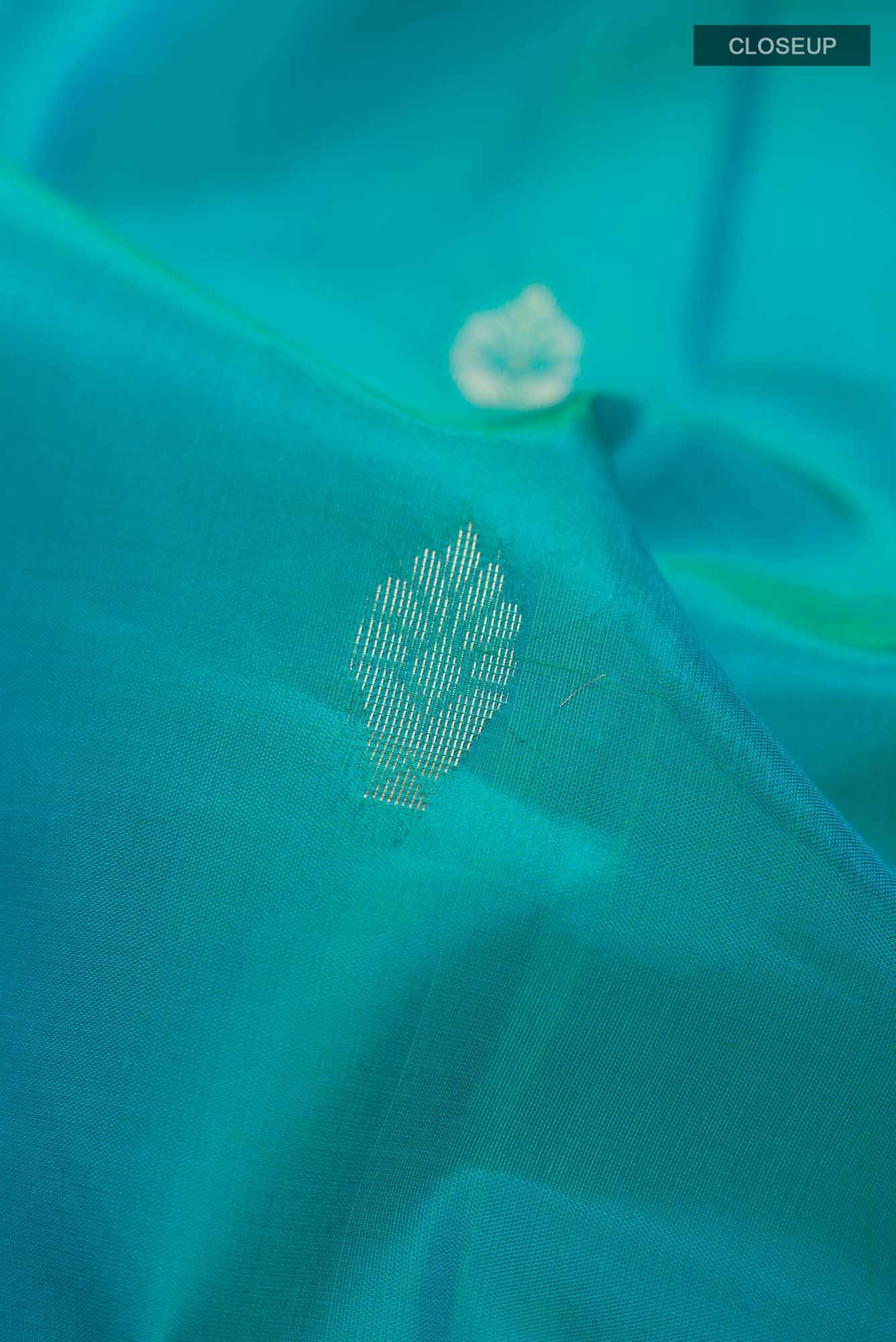 Blue Kanchipuram Silk Saree