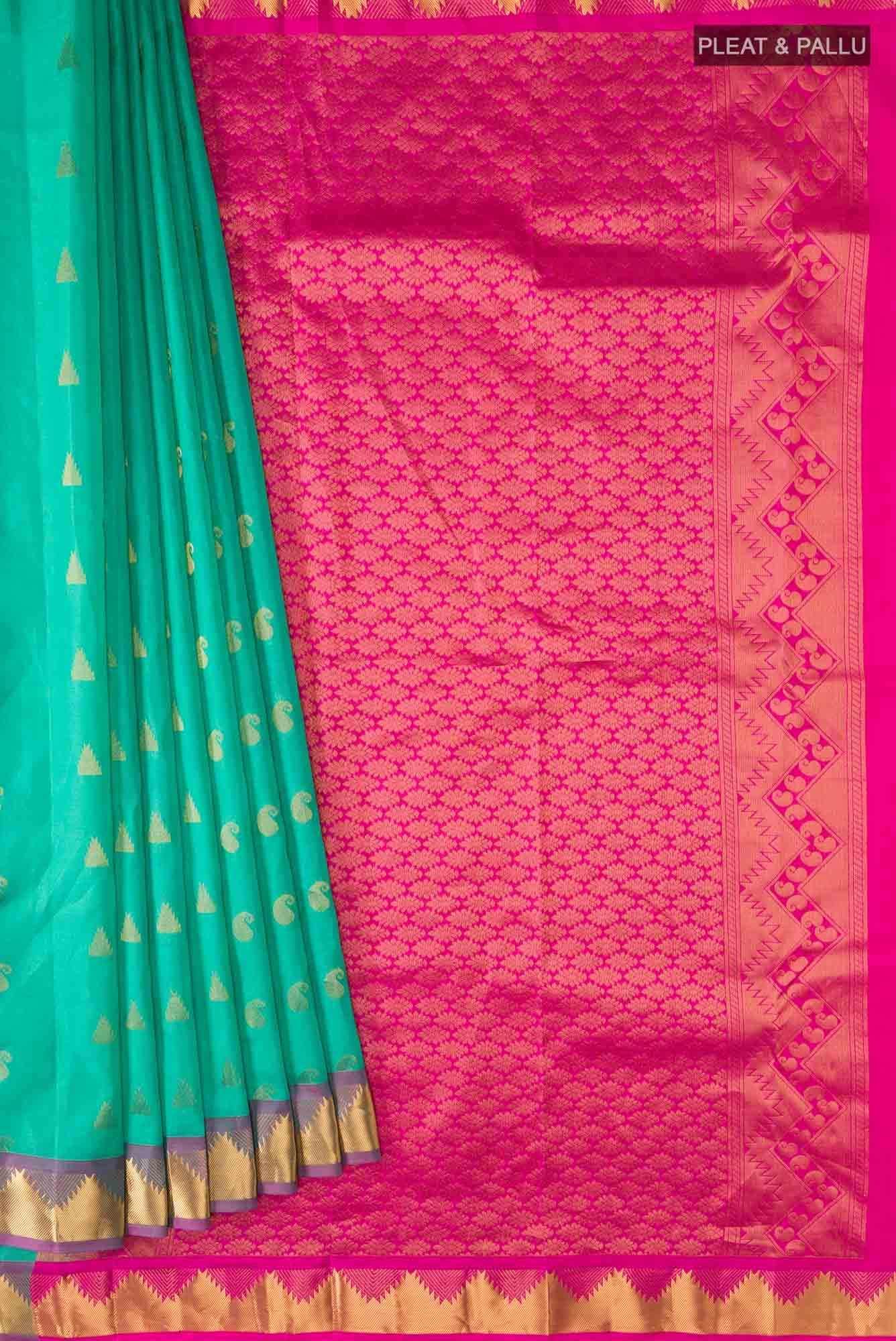 Green Kanchipuram Silk Saree