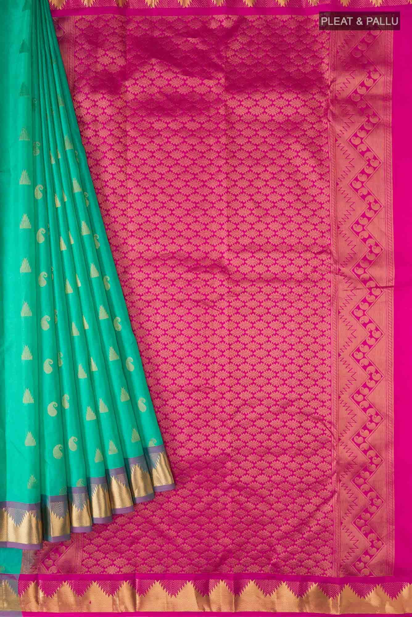 Green Kanchipuram Silk Saree