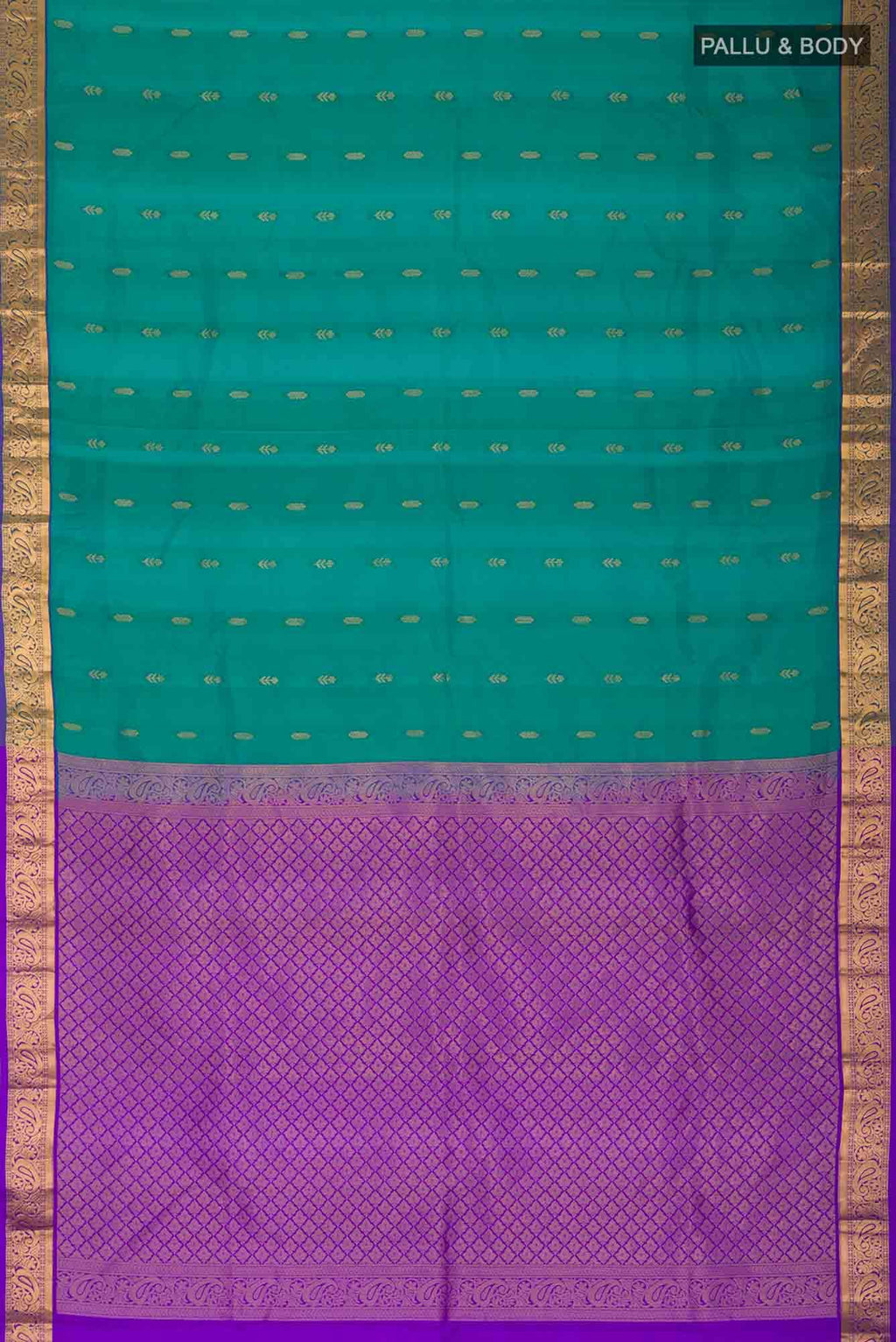 Blue Kanchipuram Silk Saree