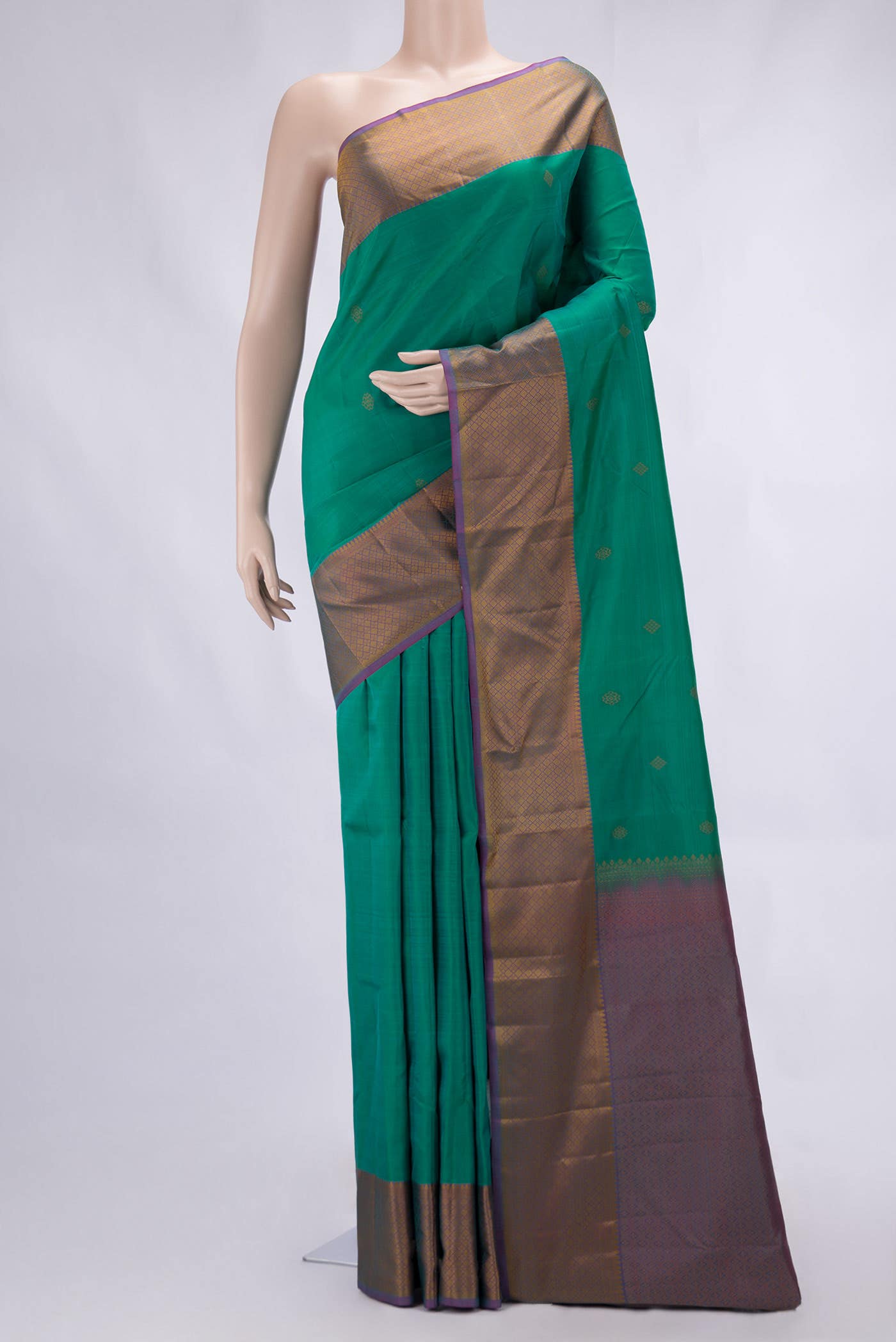 Green Kanchipuram Silk Saree