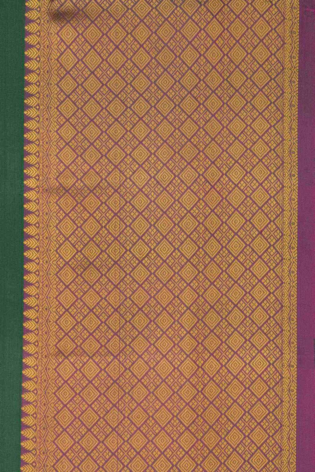 Green Dual Tone Kanchipuram Silk Saree