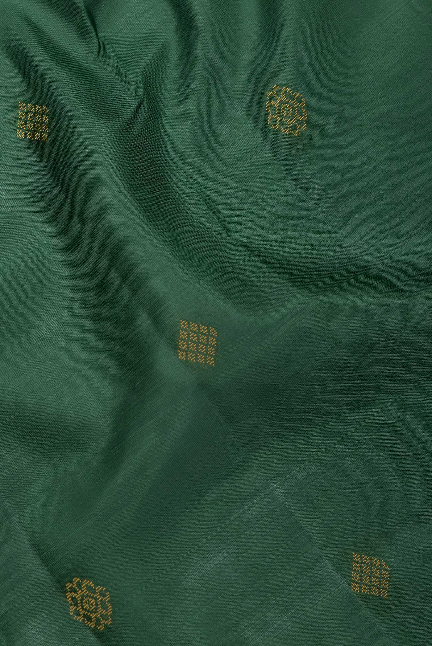 Green Dual Tone Kanchipuram Silk Saree