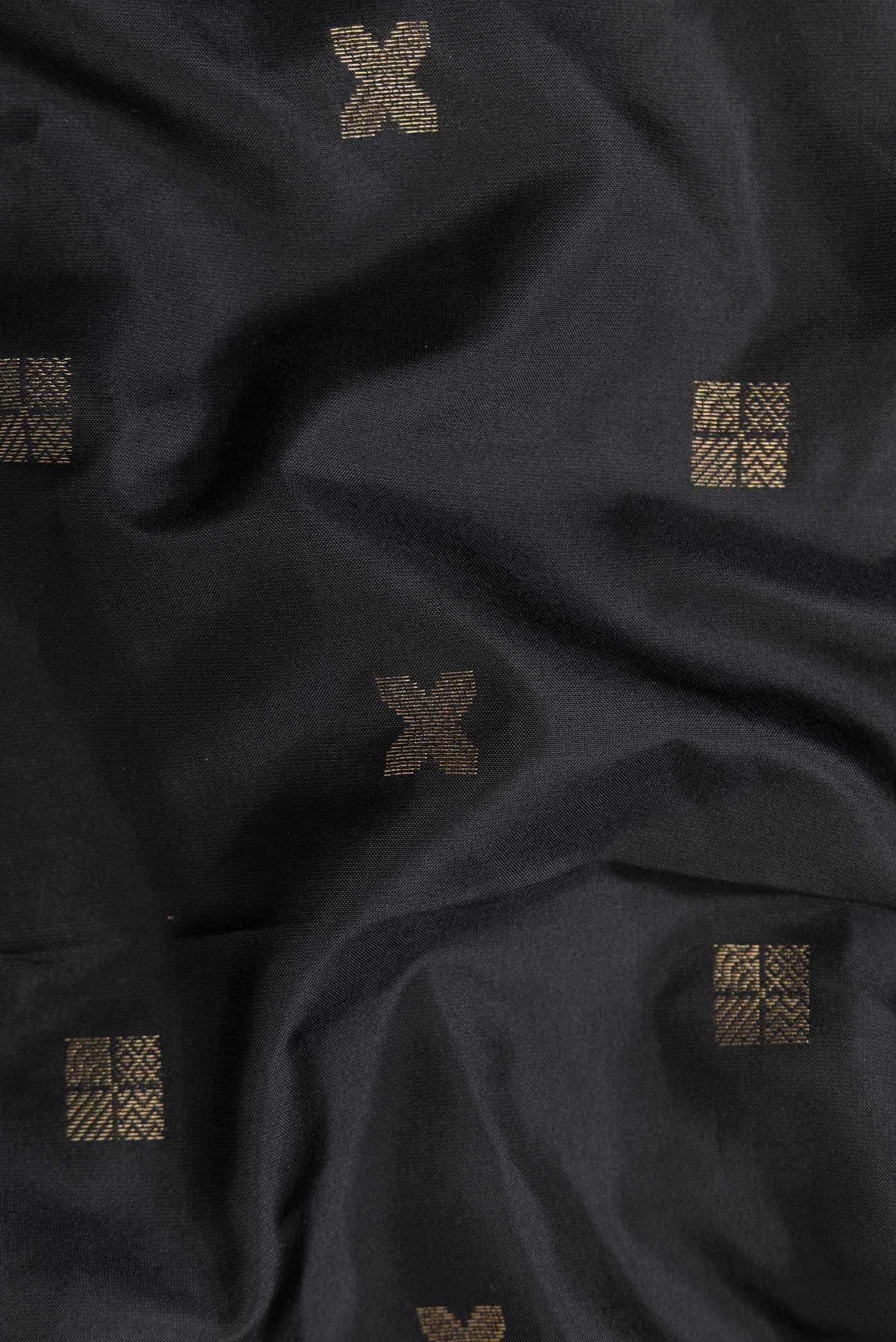 Black Kanchipuram Silk Saree