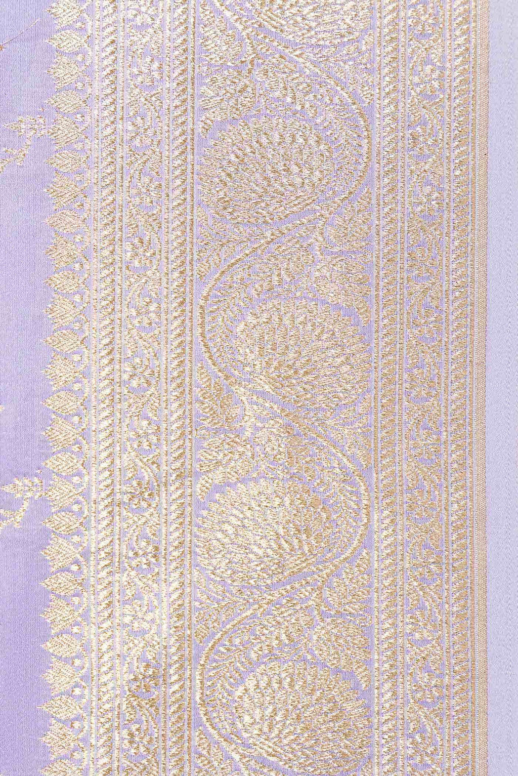 Lavender Blended Banarasi Silk Saree