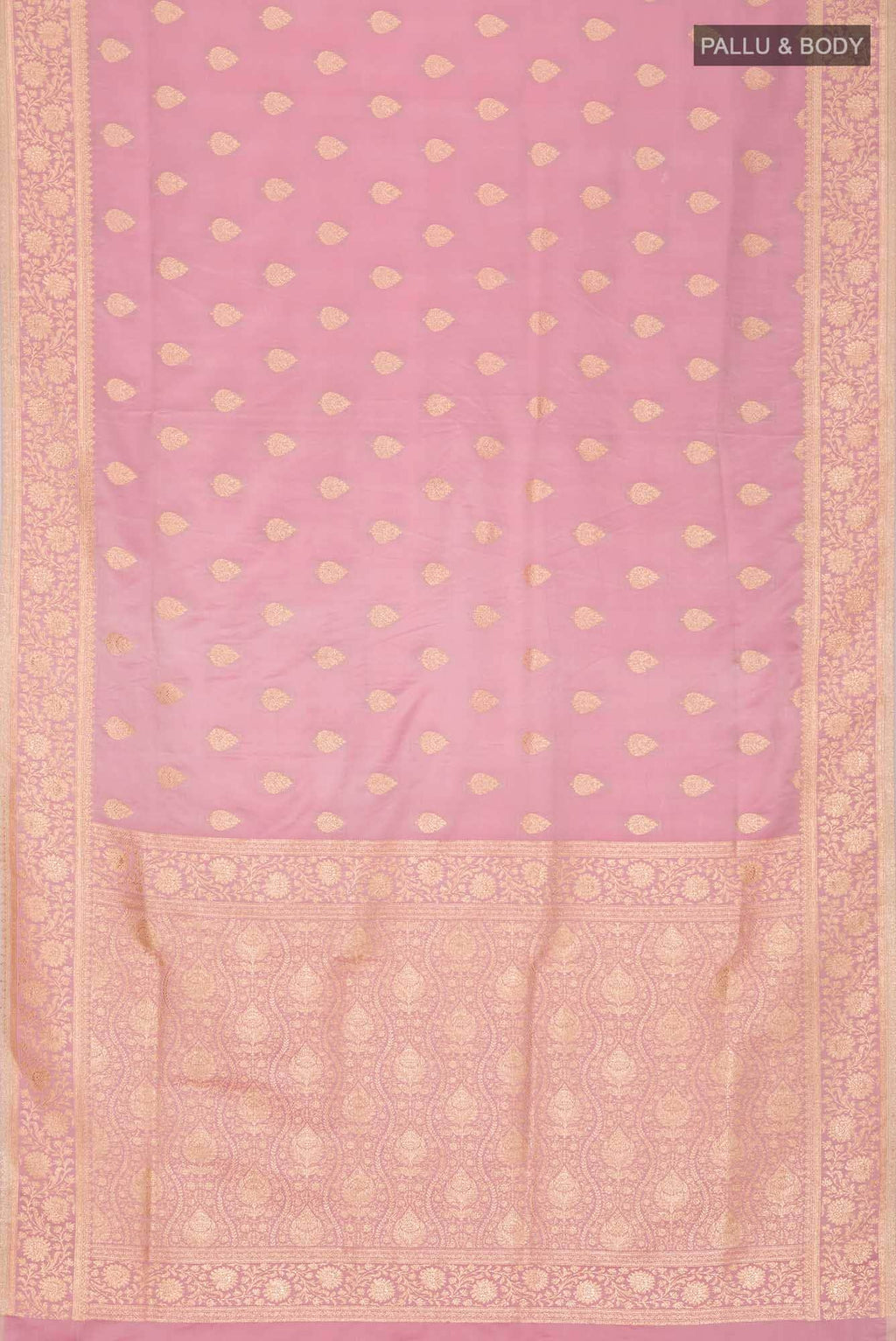 Pink Banarasi Silk Saree