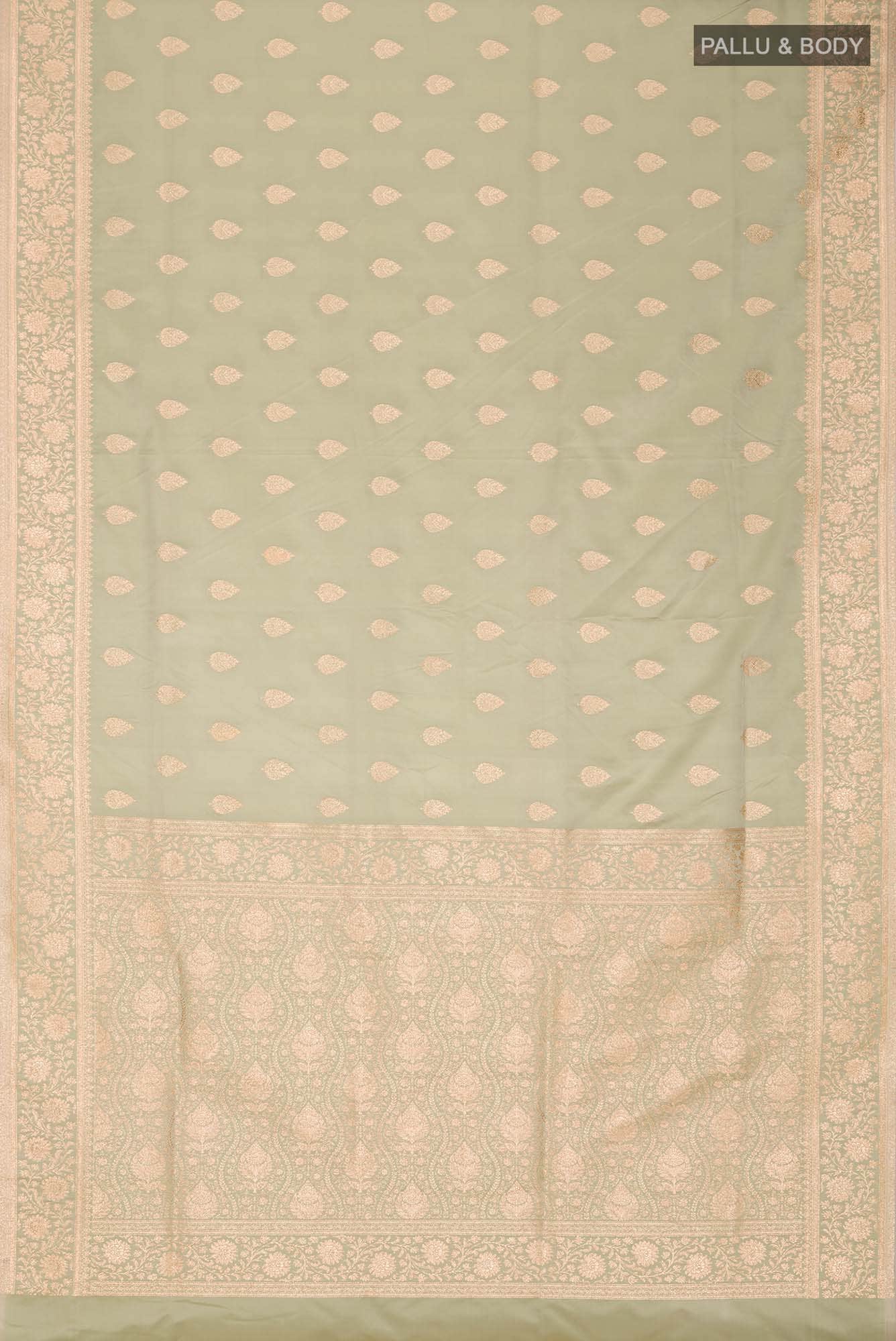Green Banarasi Silk Saree