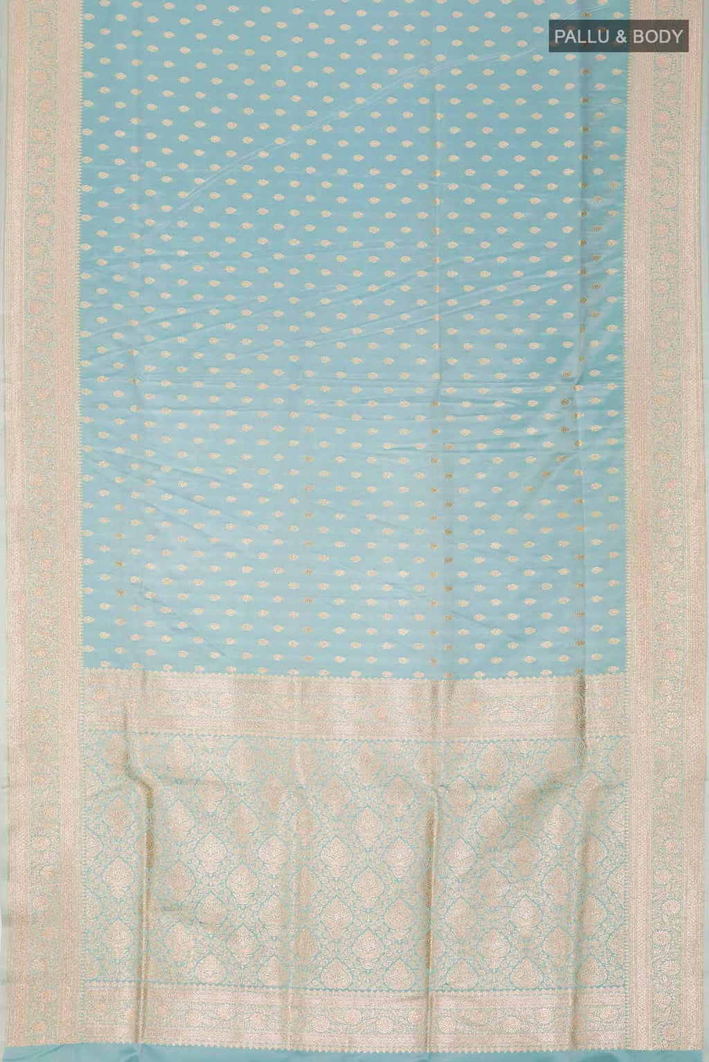 Blue Banarasi Silk Saree