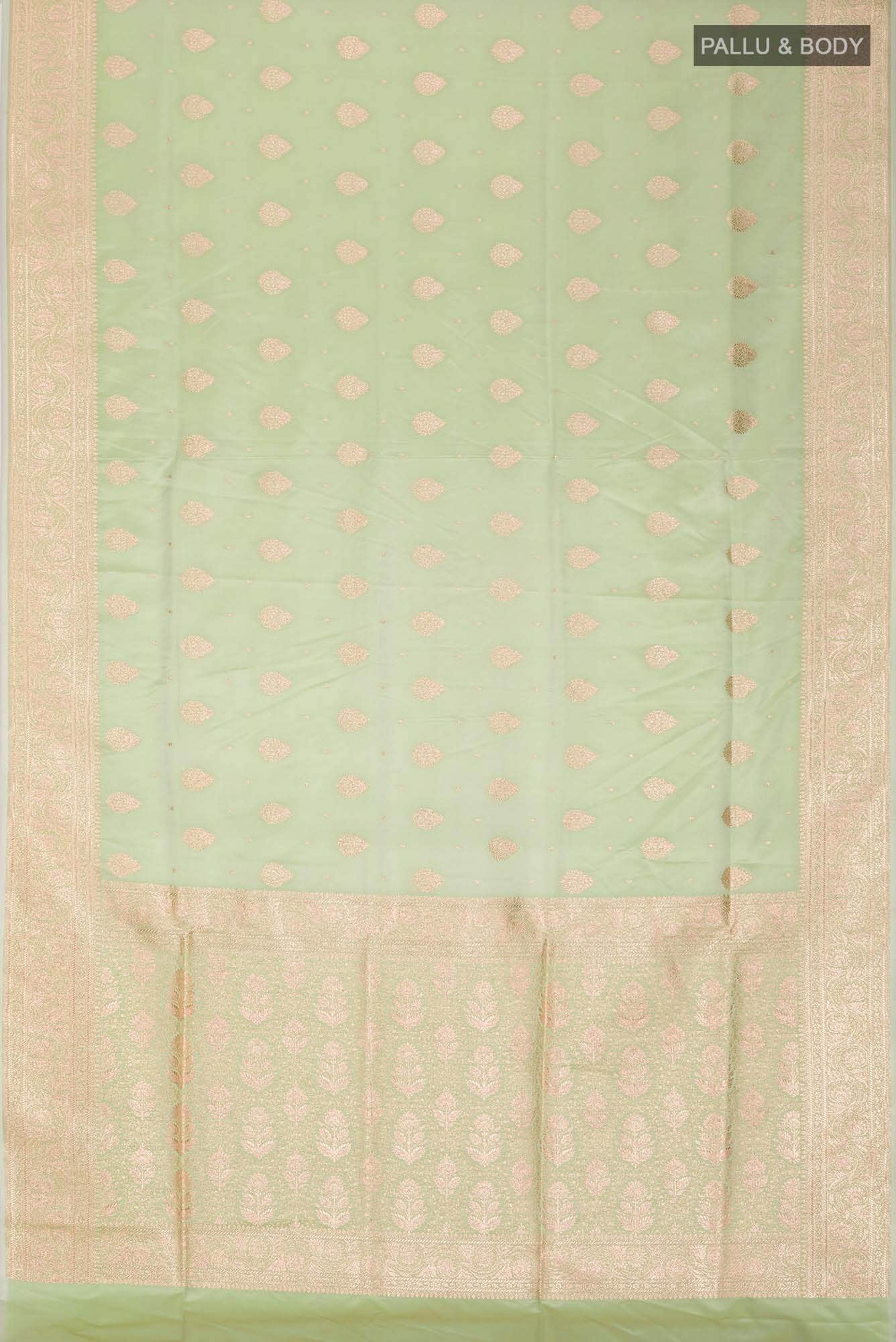 Green Banarasi Silk Saree