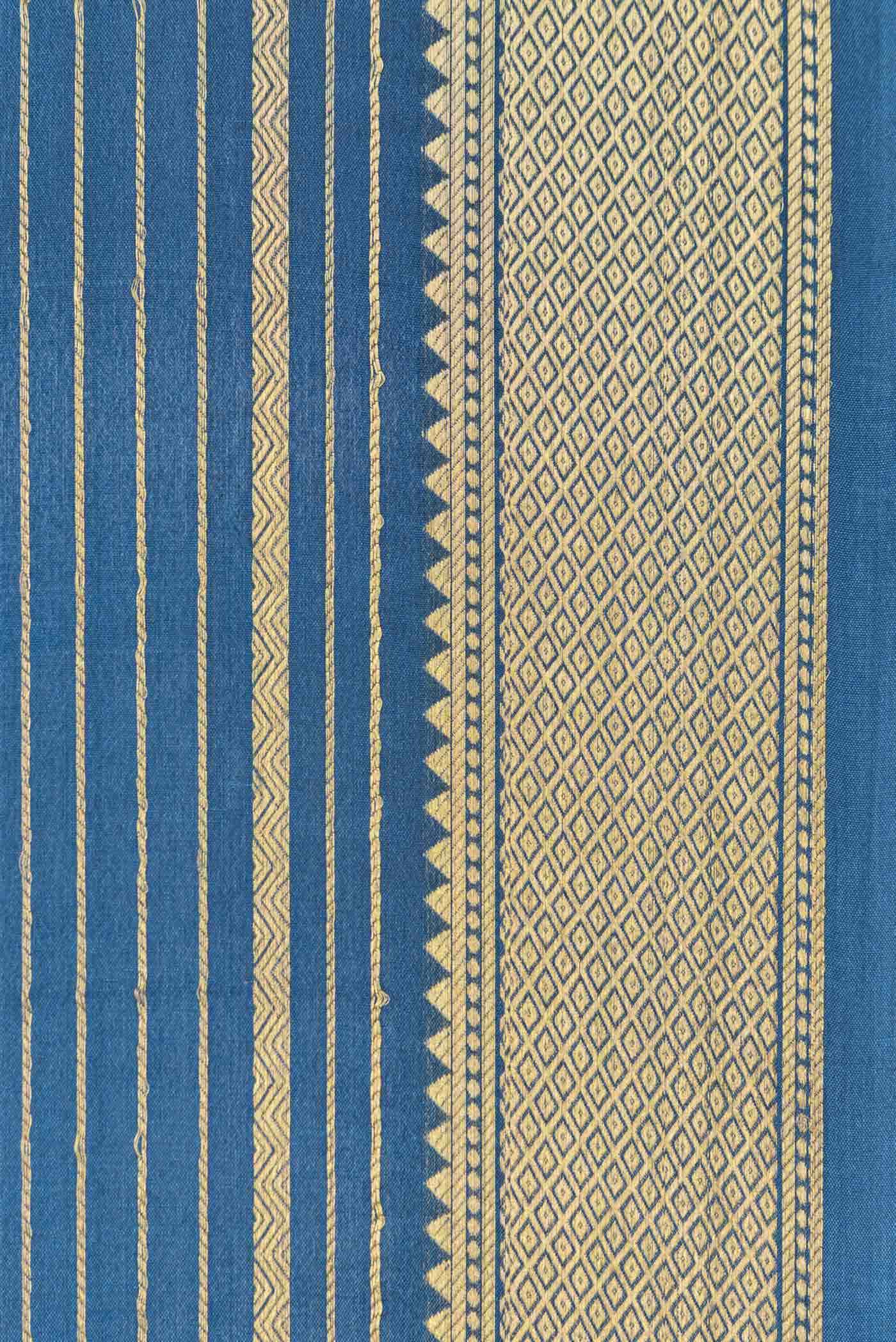 Maya Blue Mysore Crepe Saree