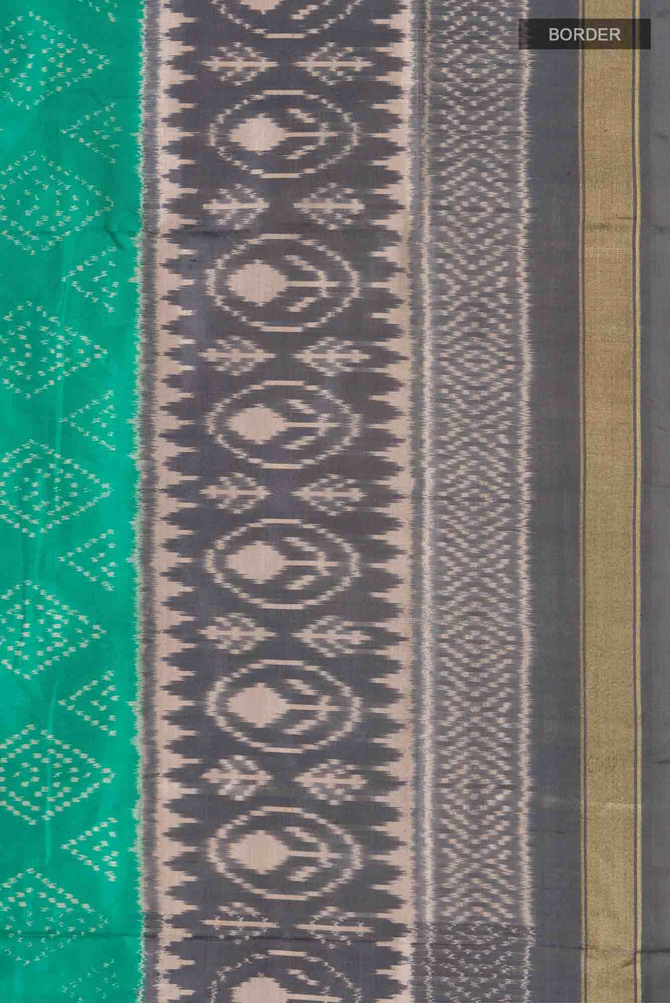 Green Pochampally Silk Saree