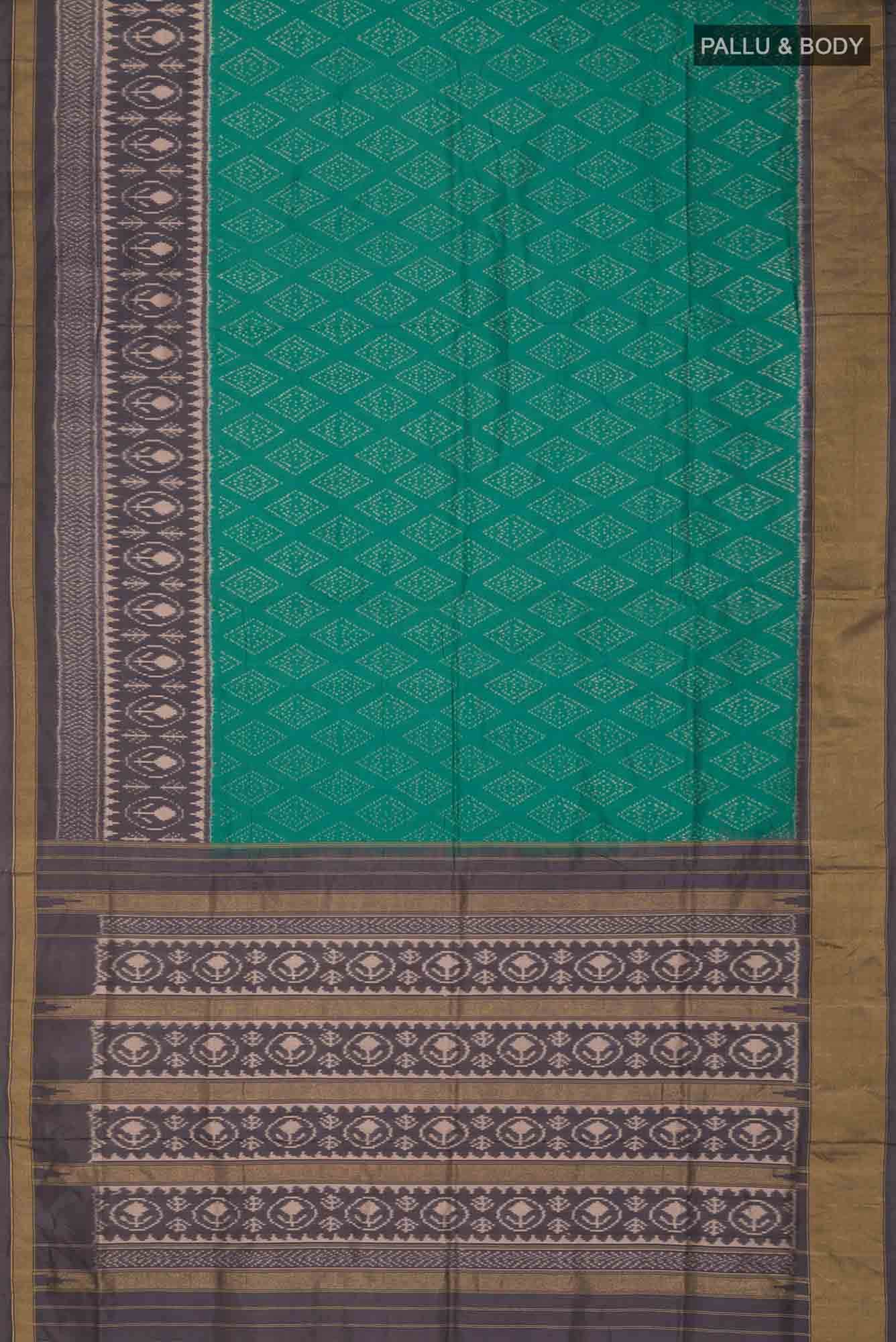Green Pochampally Silk Saree