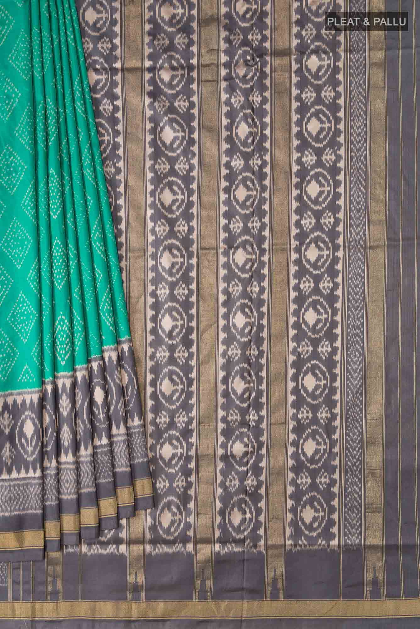 Green Pochampally Silk Saree