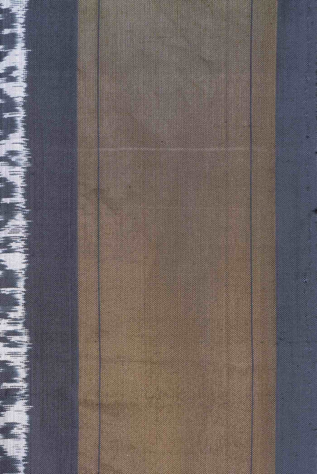 Grey Dual Tone Double Ikat Saree