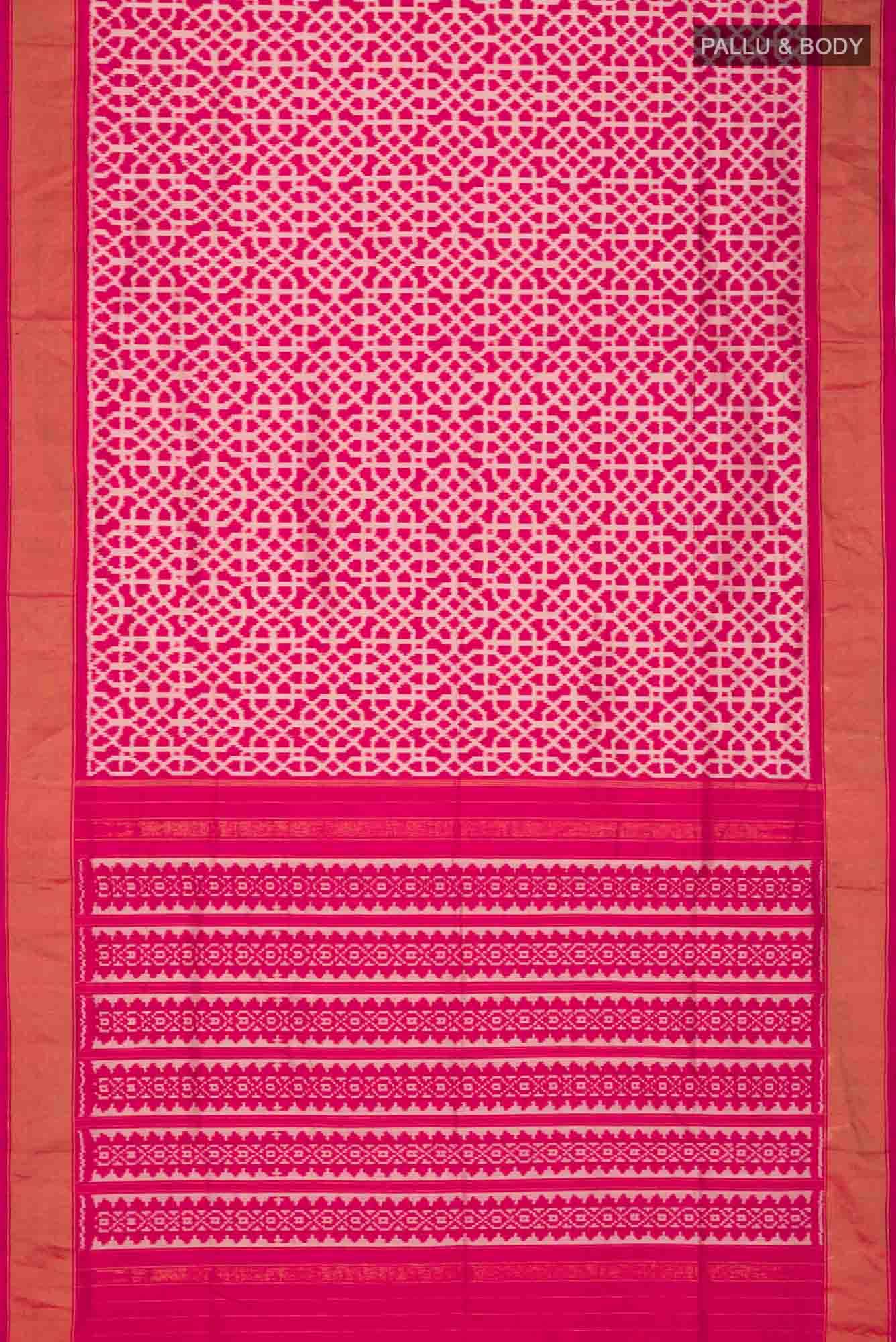 Pink Pochampally Silk Saree