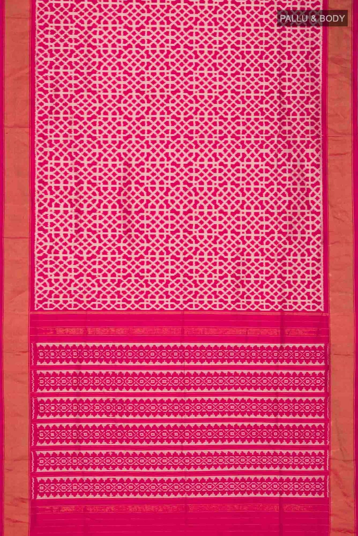 Pink Pochampally Silk Saree