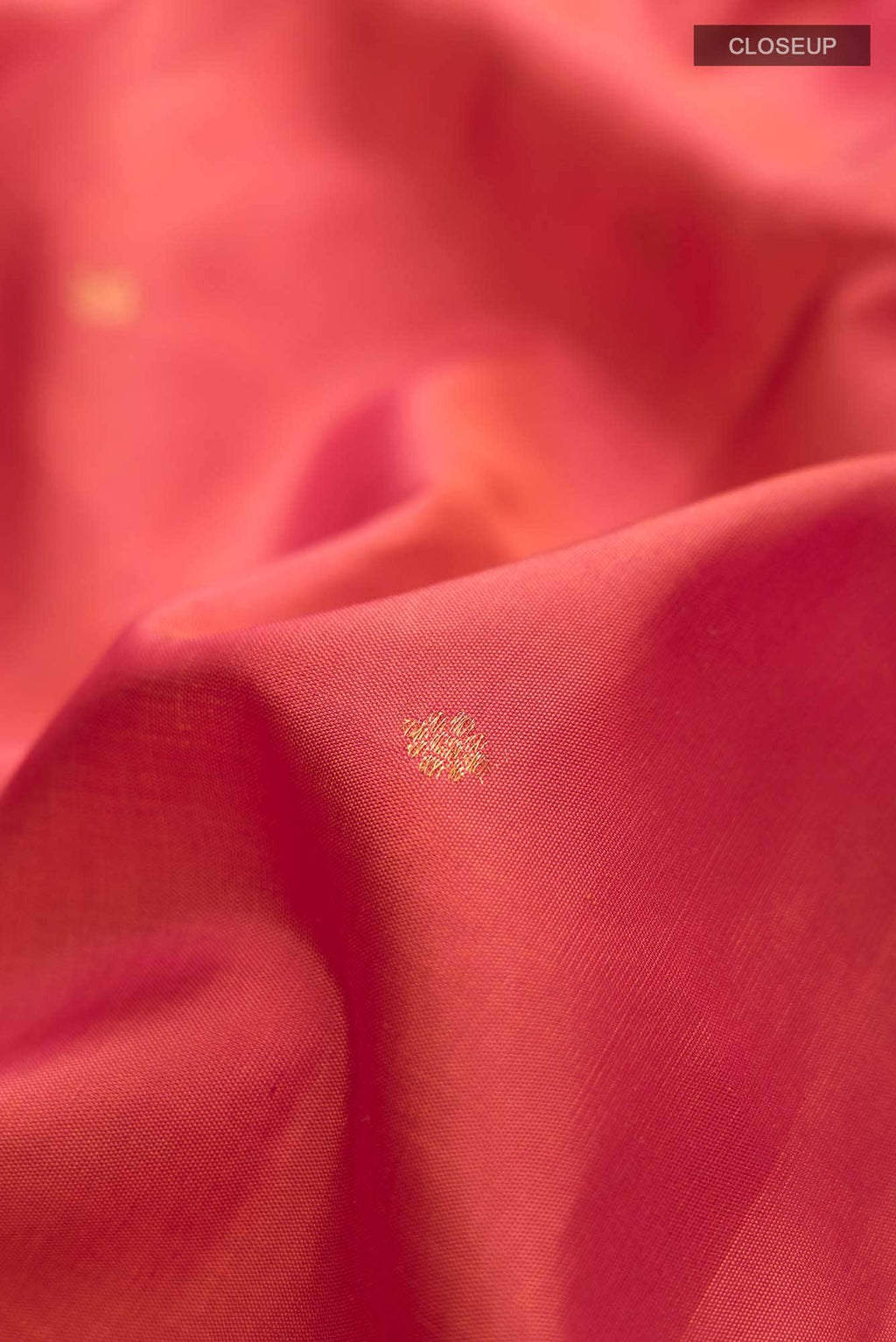 Orange Kanchipuram Silk Saree