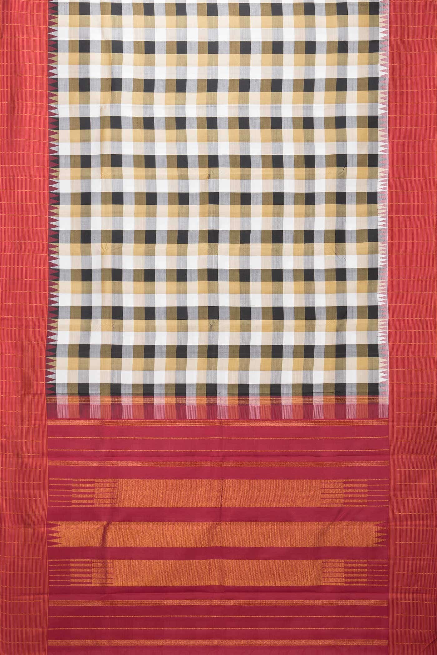 Multi Kanchipuram Silk Saree