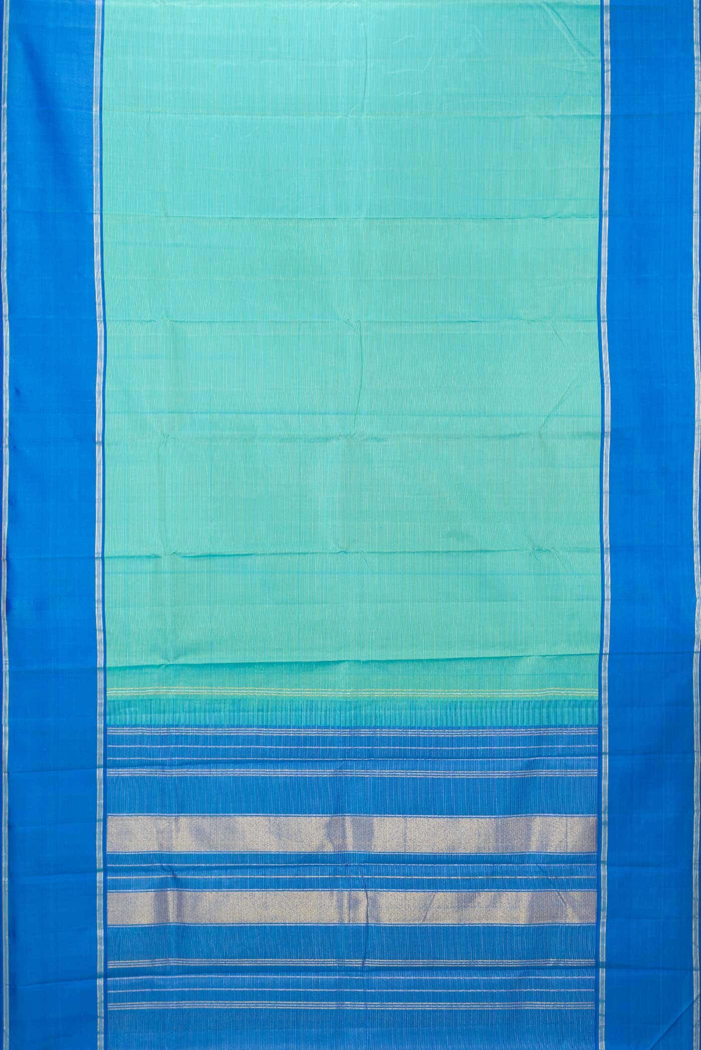 Green Dual Tone Kanchipuram Silk Saree