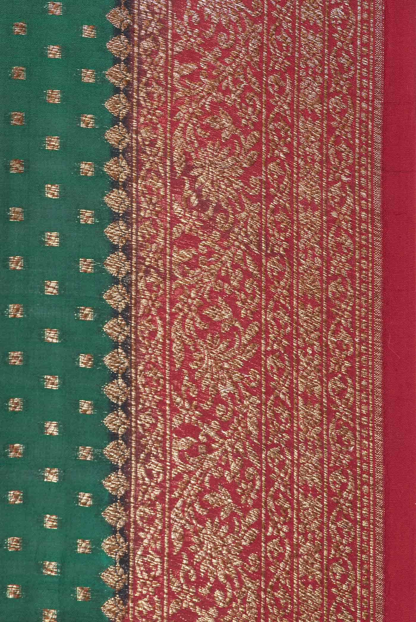Pink Tussar Silk Saree