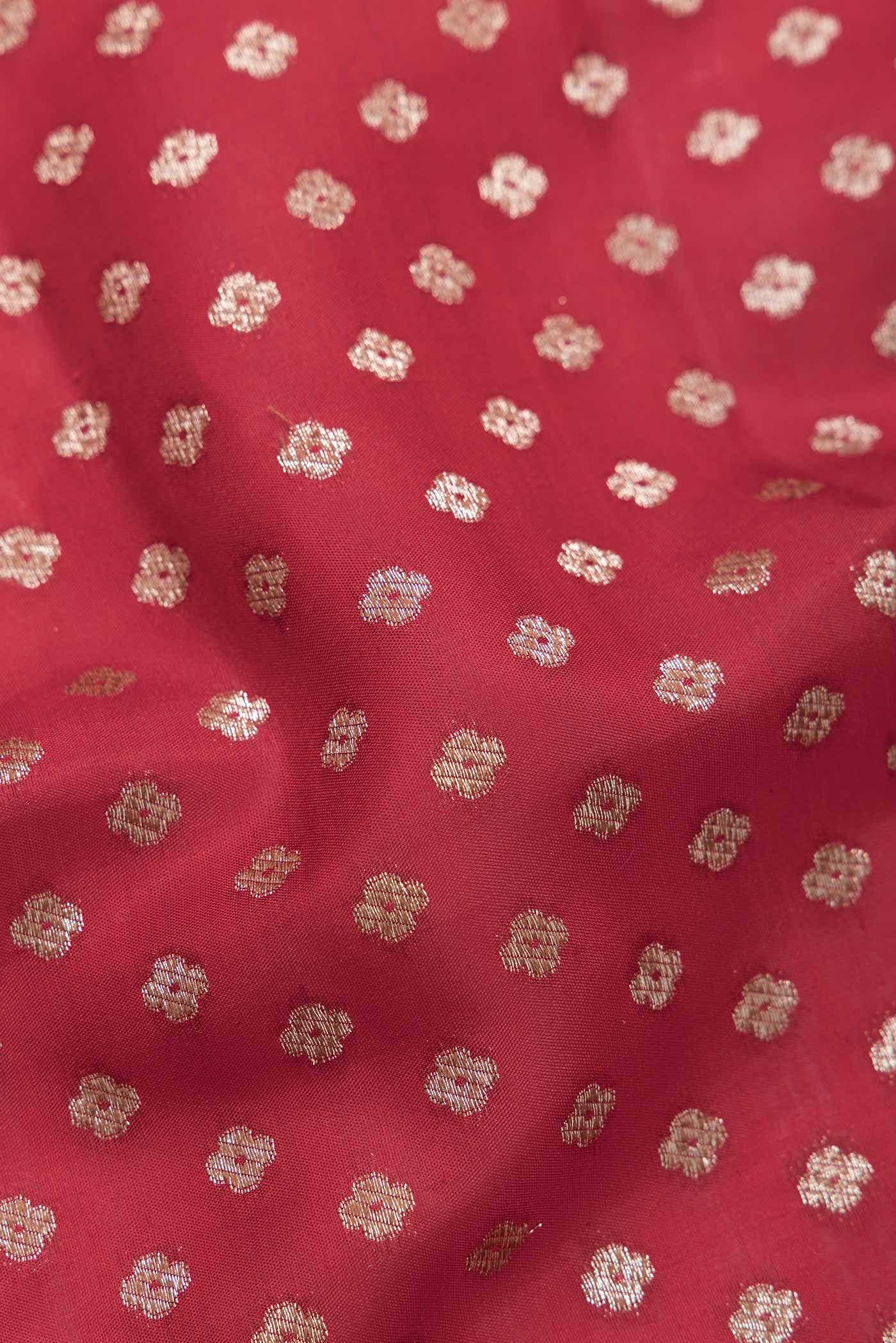 Maroon Tussar Silk Saree