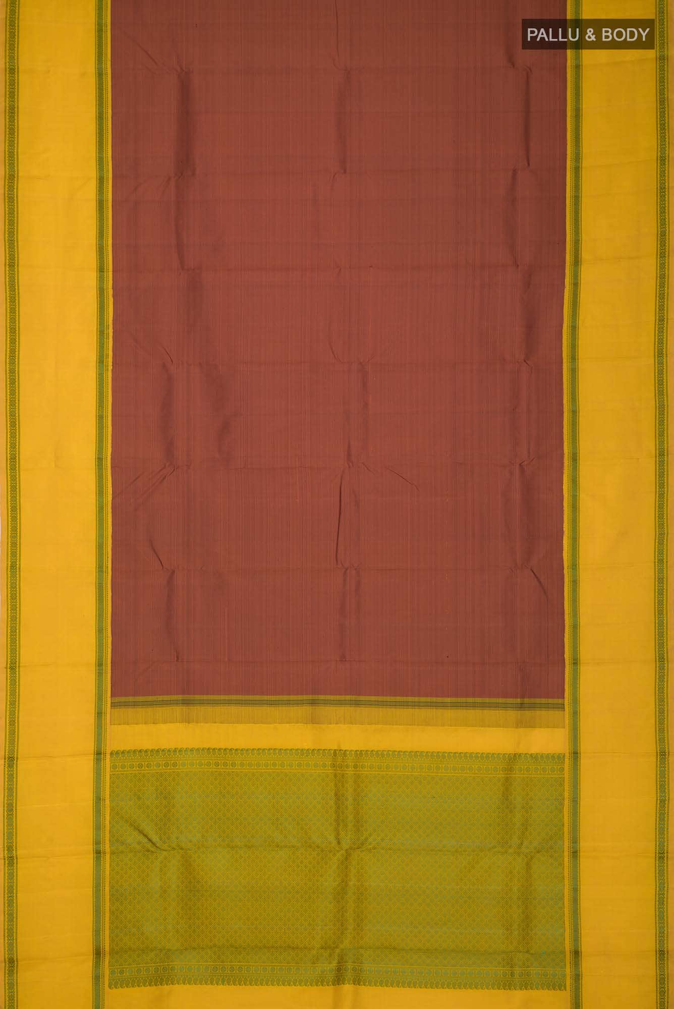 Maroon Kanchipuram Silk Saree