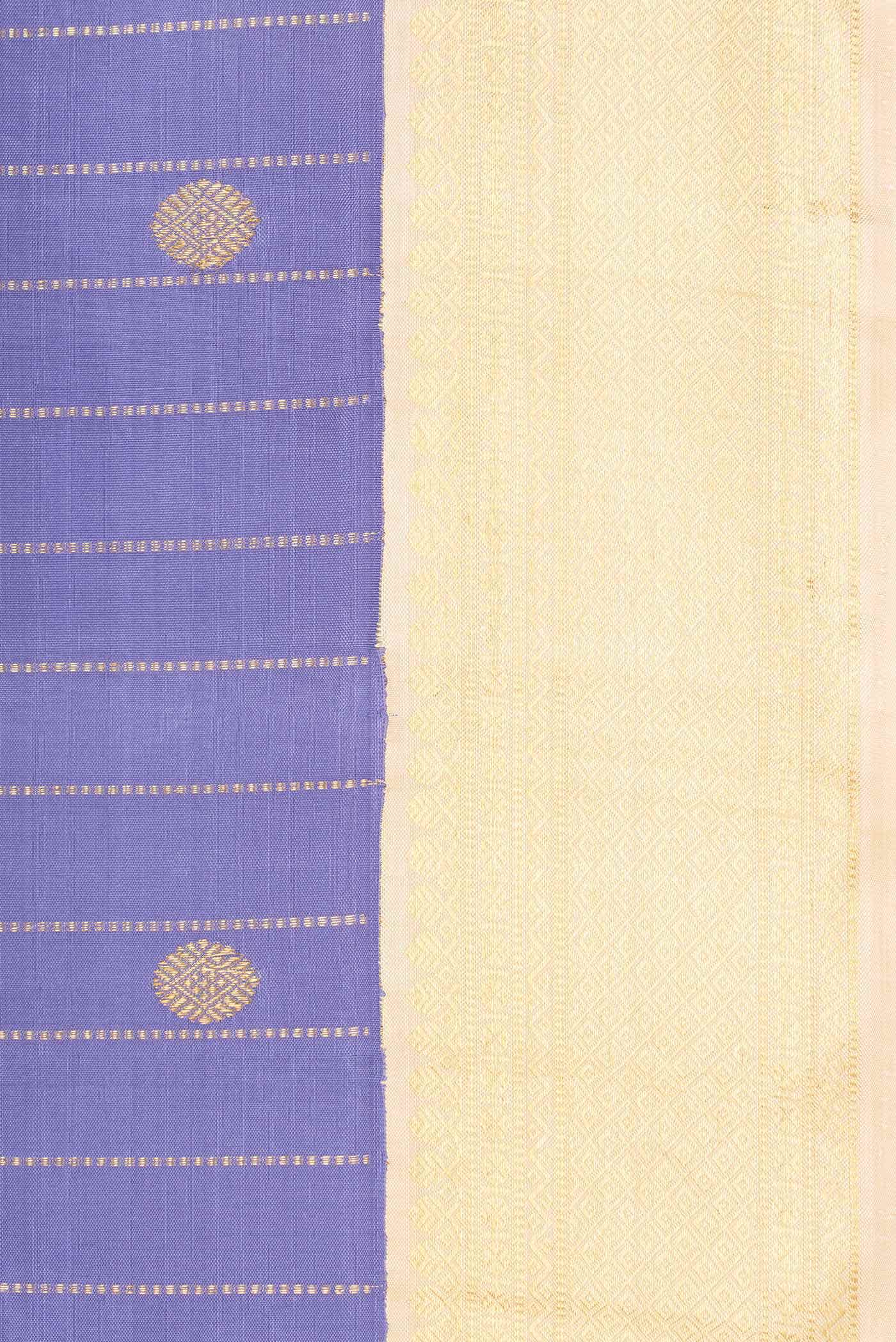 Lavender Kanchipuram Silk Saree