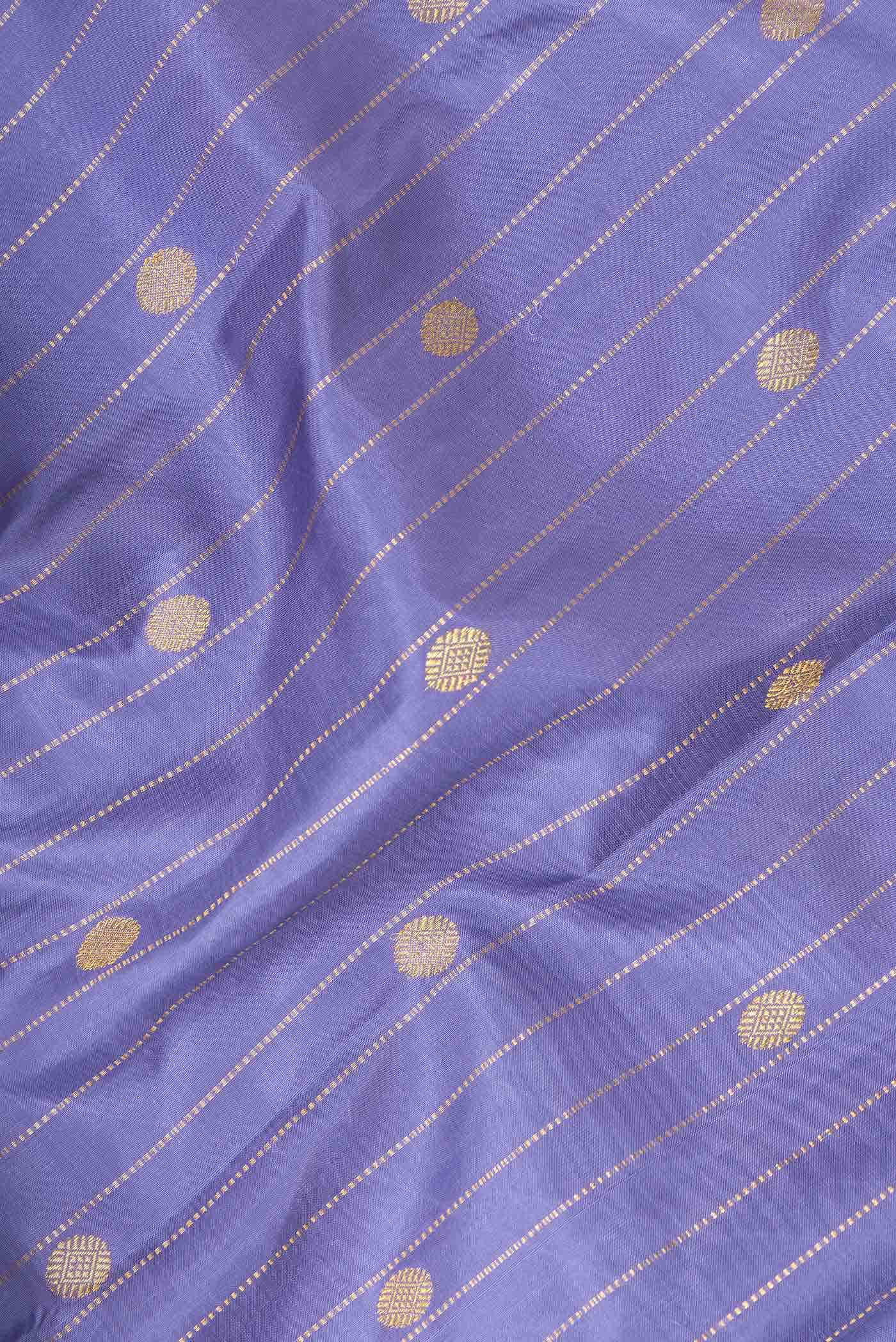 Lavender Kanchipuram Silk Saree