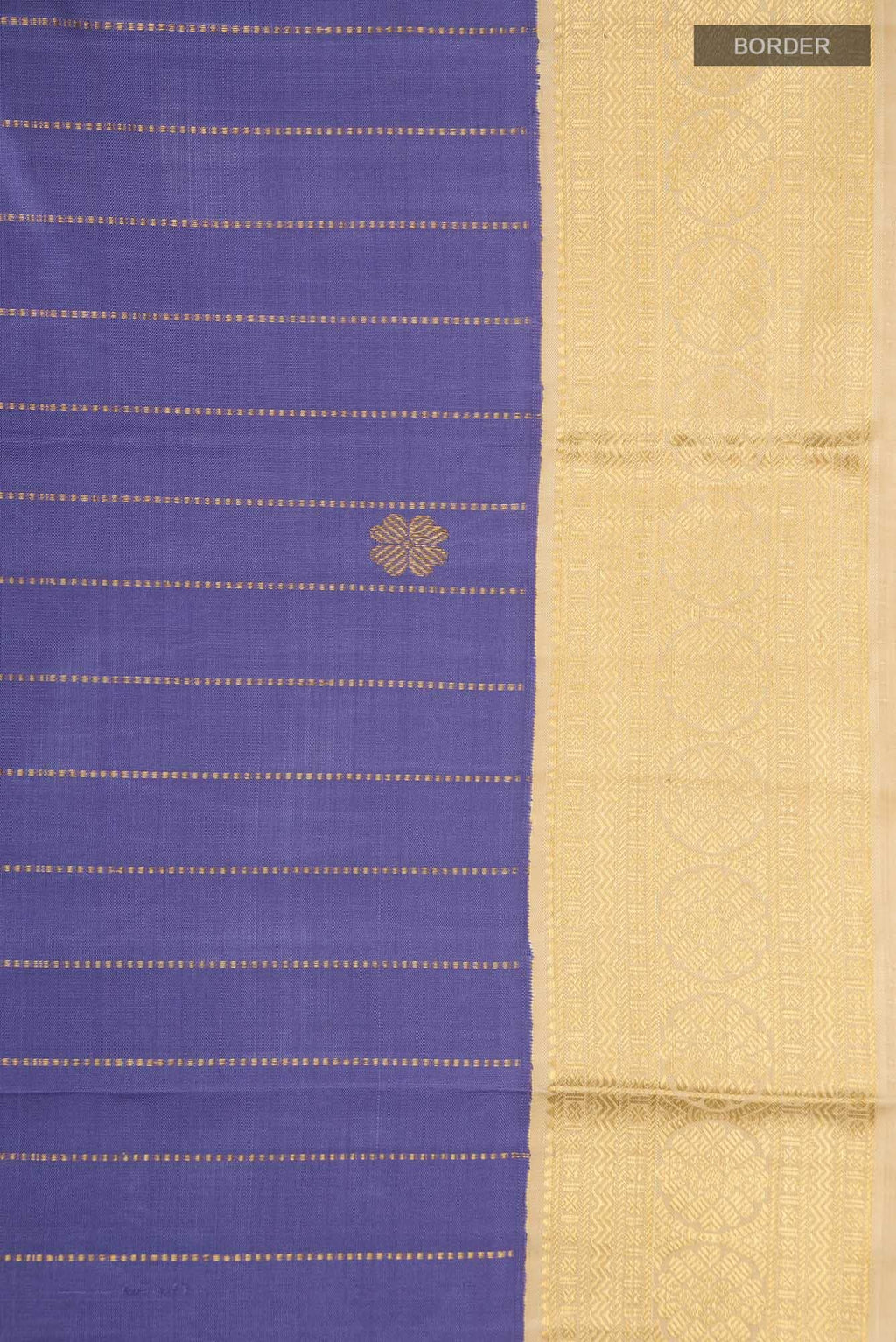 Lilac Kanchipuram Silk Saree