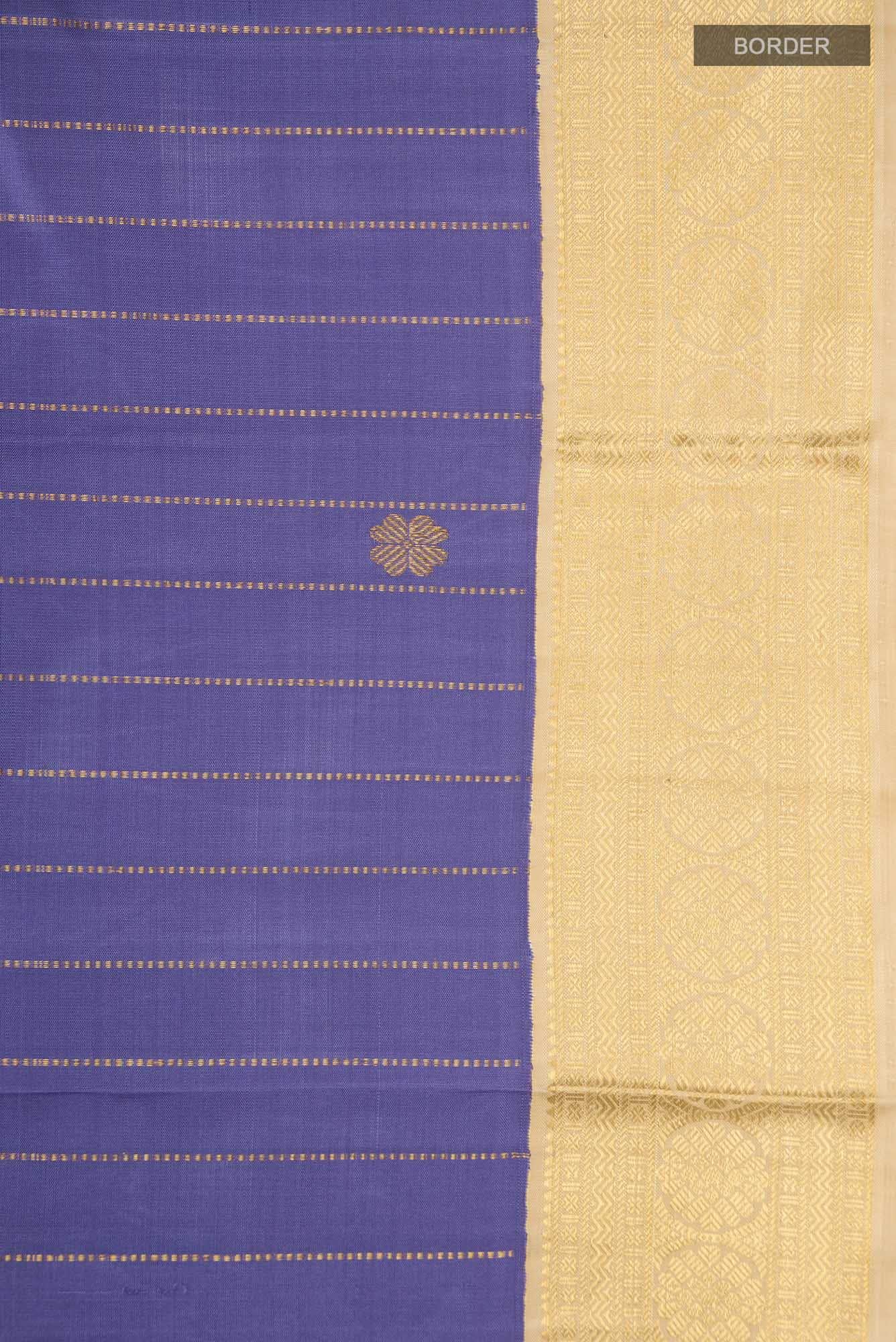 Lilac Kanchipuram Silk Saree
