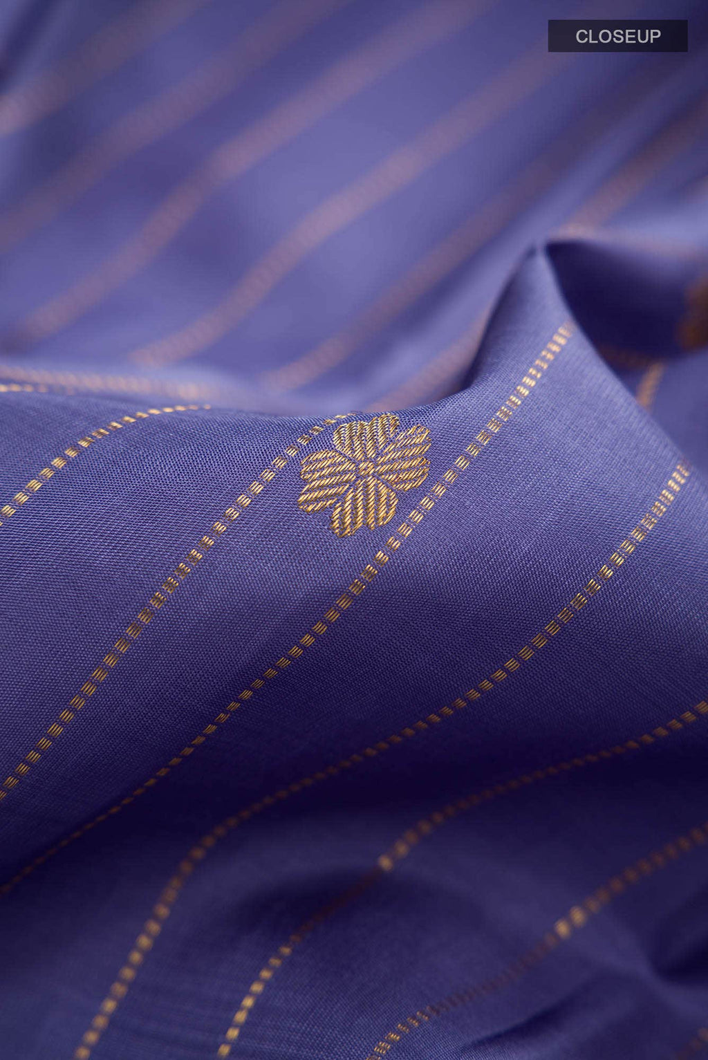 Lilac Kanchipuram Silk Saree