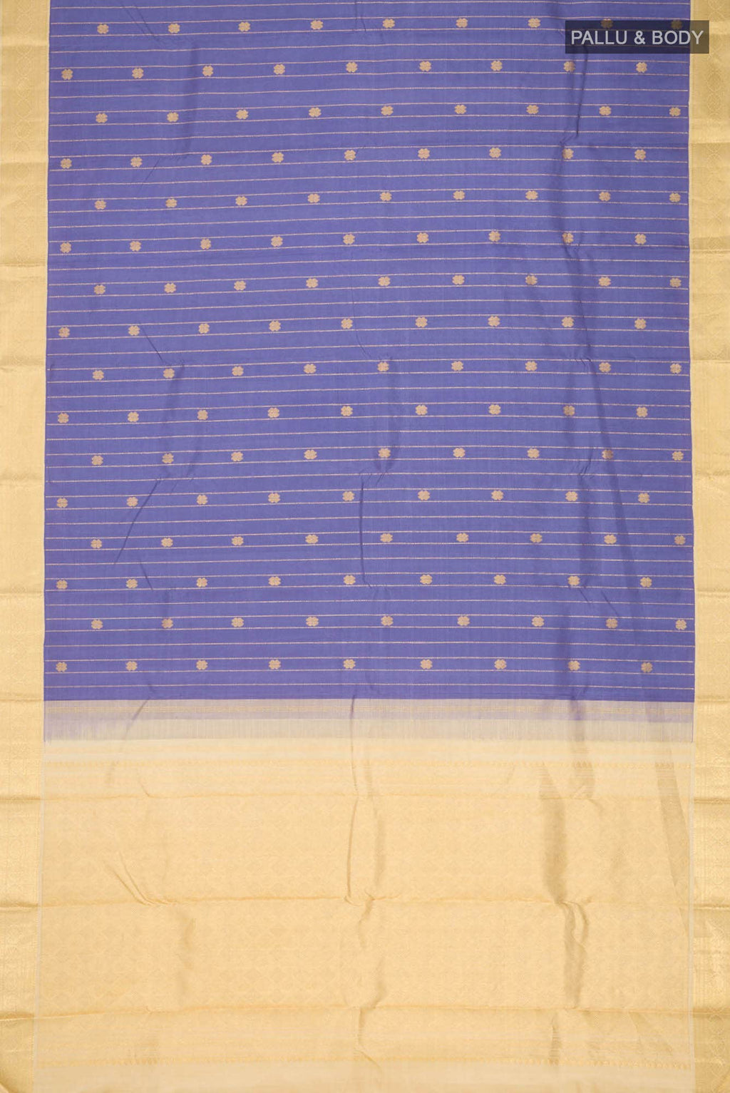 Lilac Kanchipuram Silk Saree