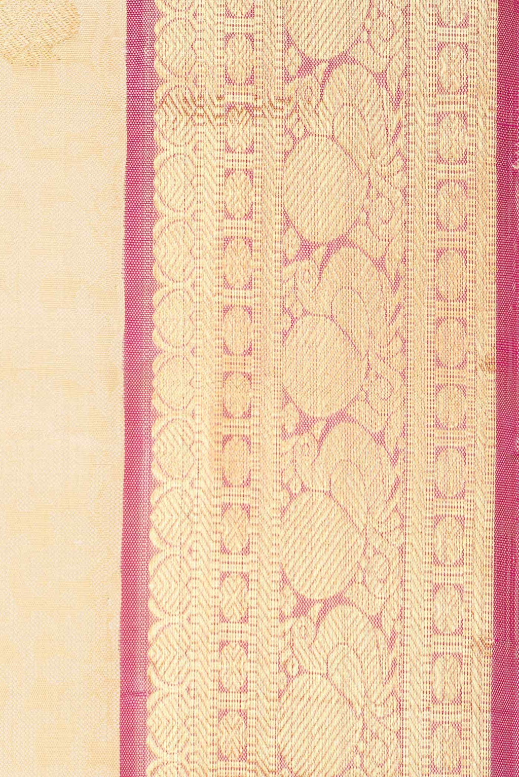 Sandal Dual Tone Kanchipuram Silk Saree