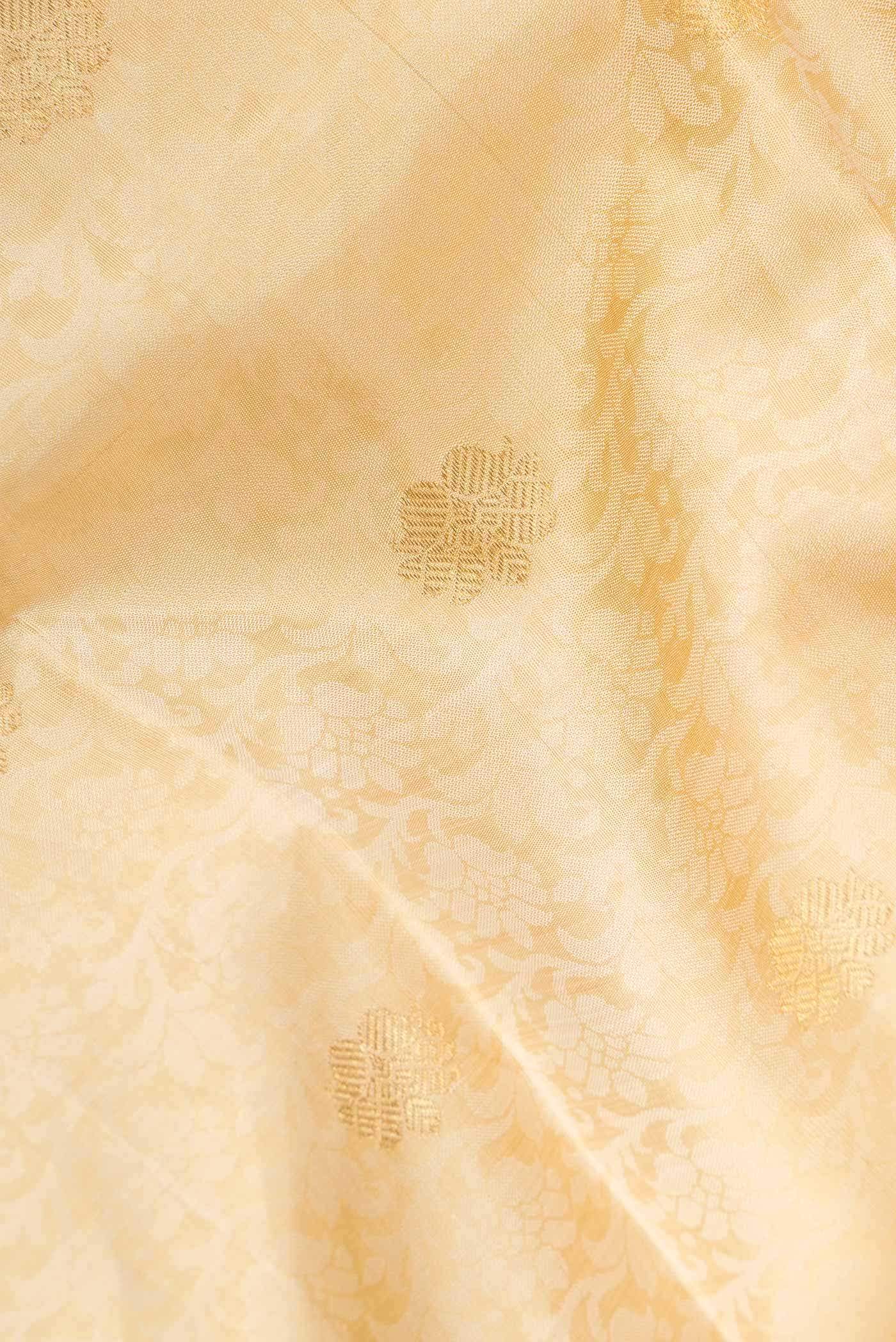 Sandal Dual Tone Kanchipuram Silk Saree
