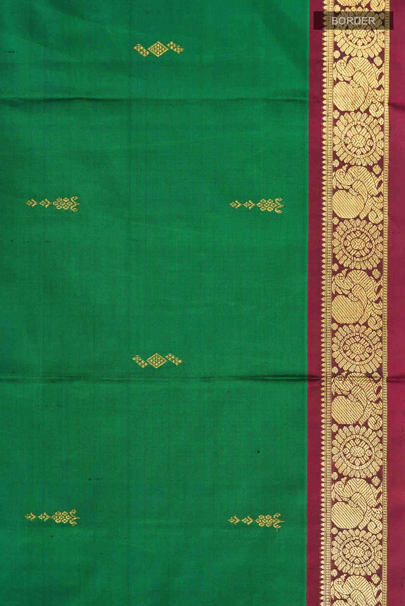 Green Kanchipuram Silk Saree