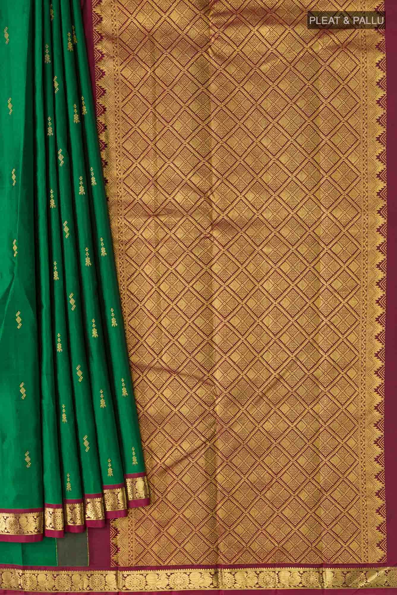 Green Kanchipuram Silk Saree