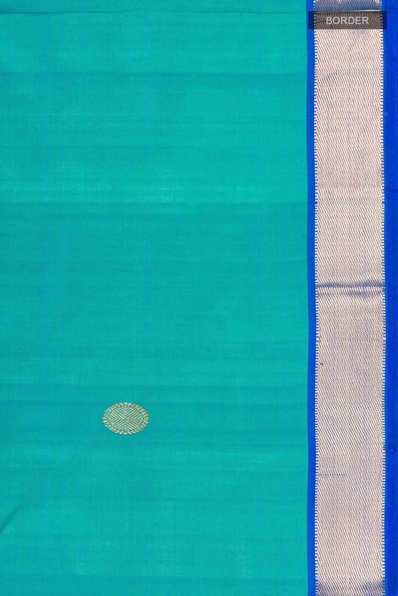 Blue Kanchipuram Silk Saree
