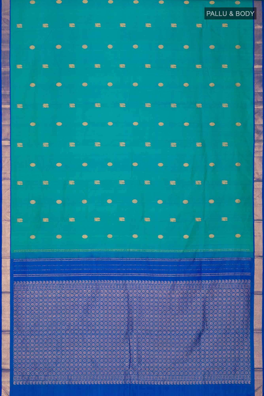 Blue Kanchipuram Silk Saree