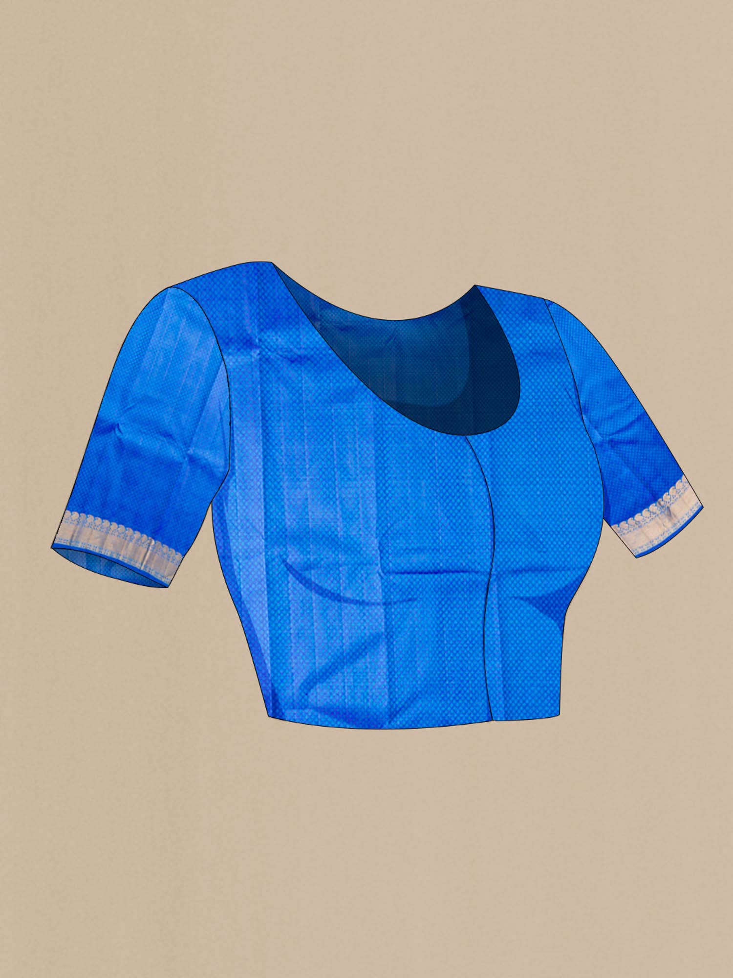 Blue Kanchipuram Silk Saree